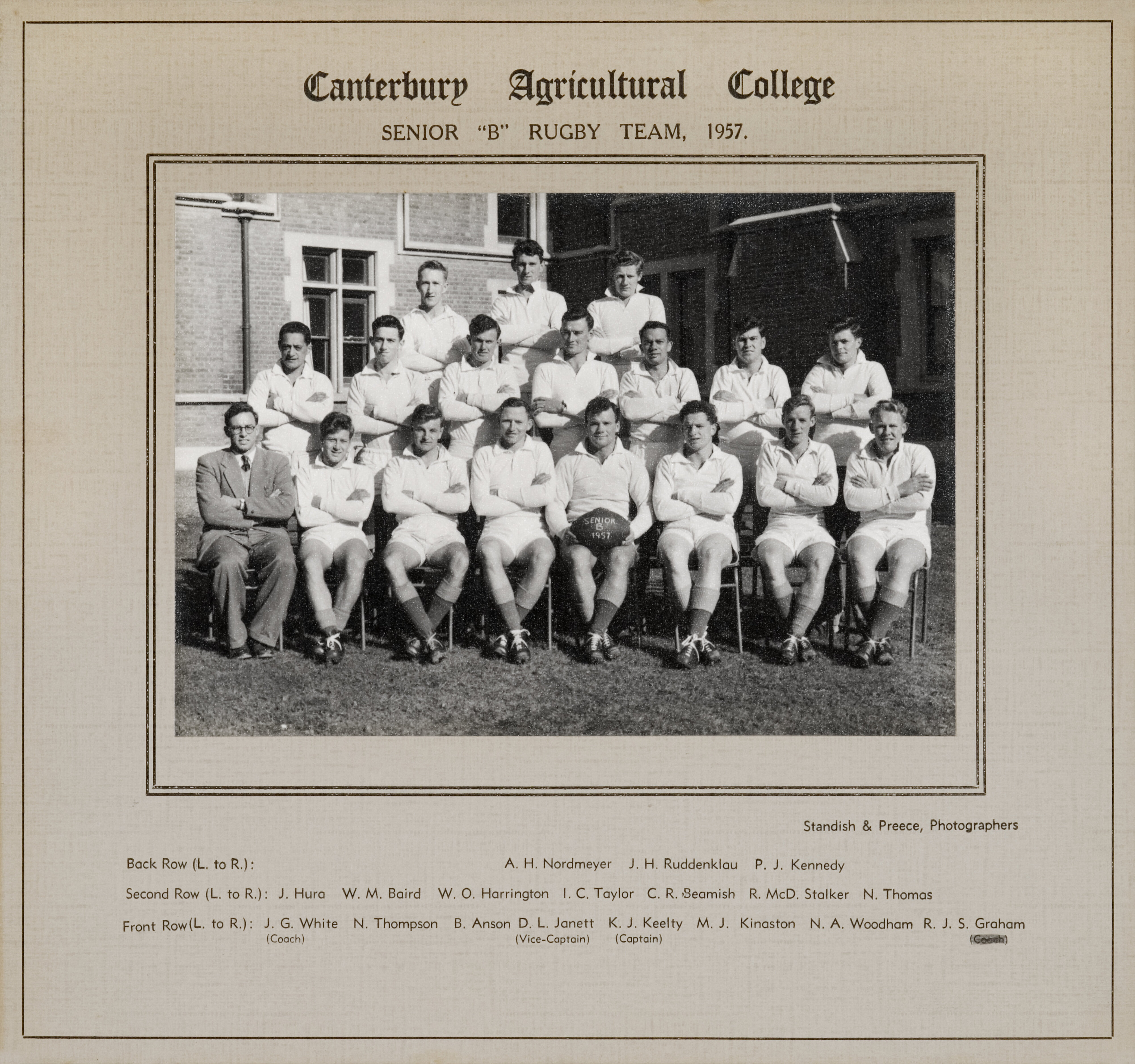 1957 Rugby Senior B