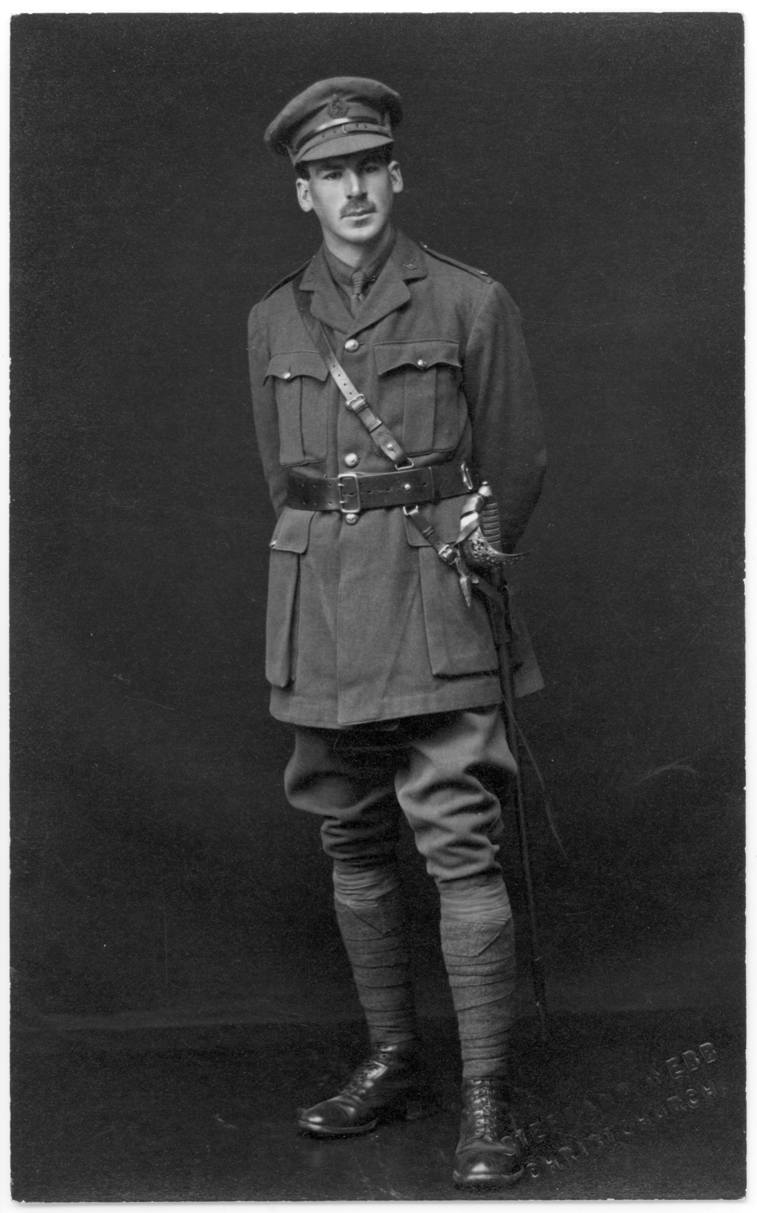E. R. Hudson Studio portrait in uniform 1