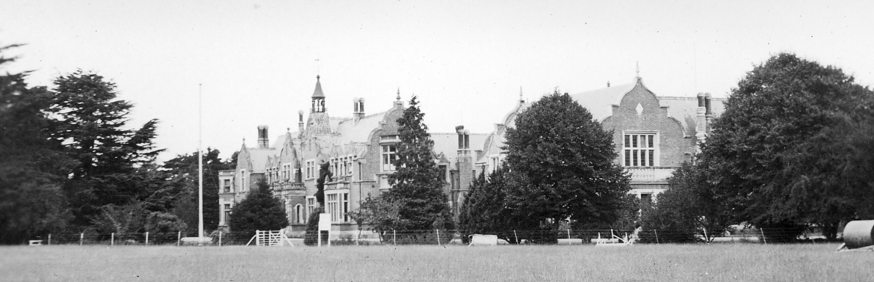 Canterbury Agricultural College from Cricket Ground