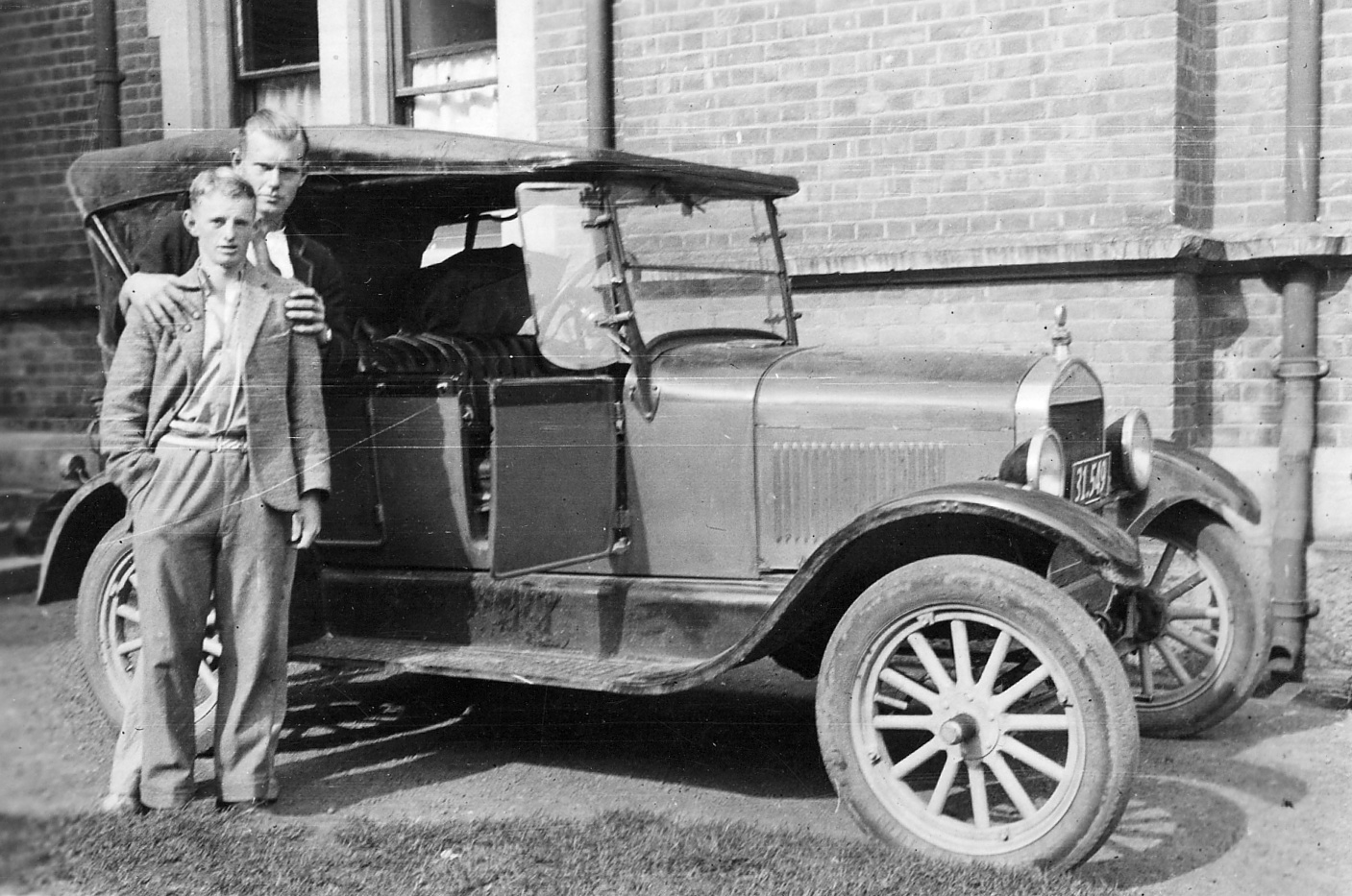 Car outside Ivey Hall