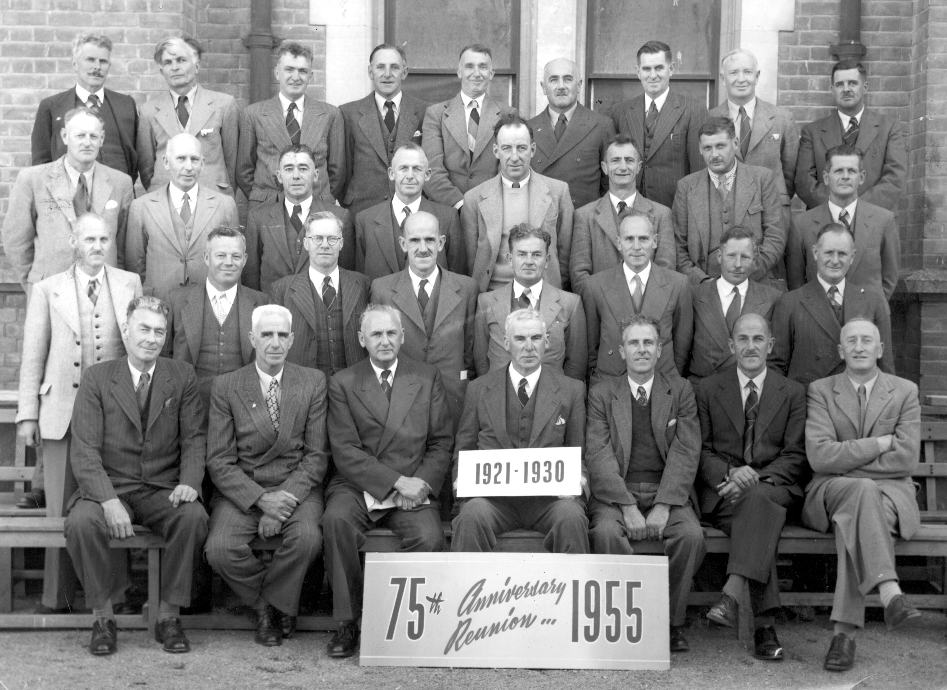 1955 75th Anniversary group photo 1921- 30