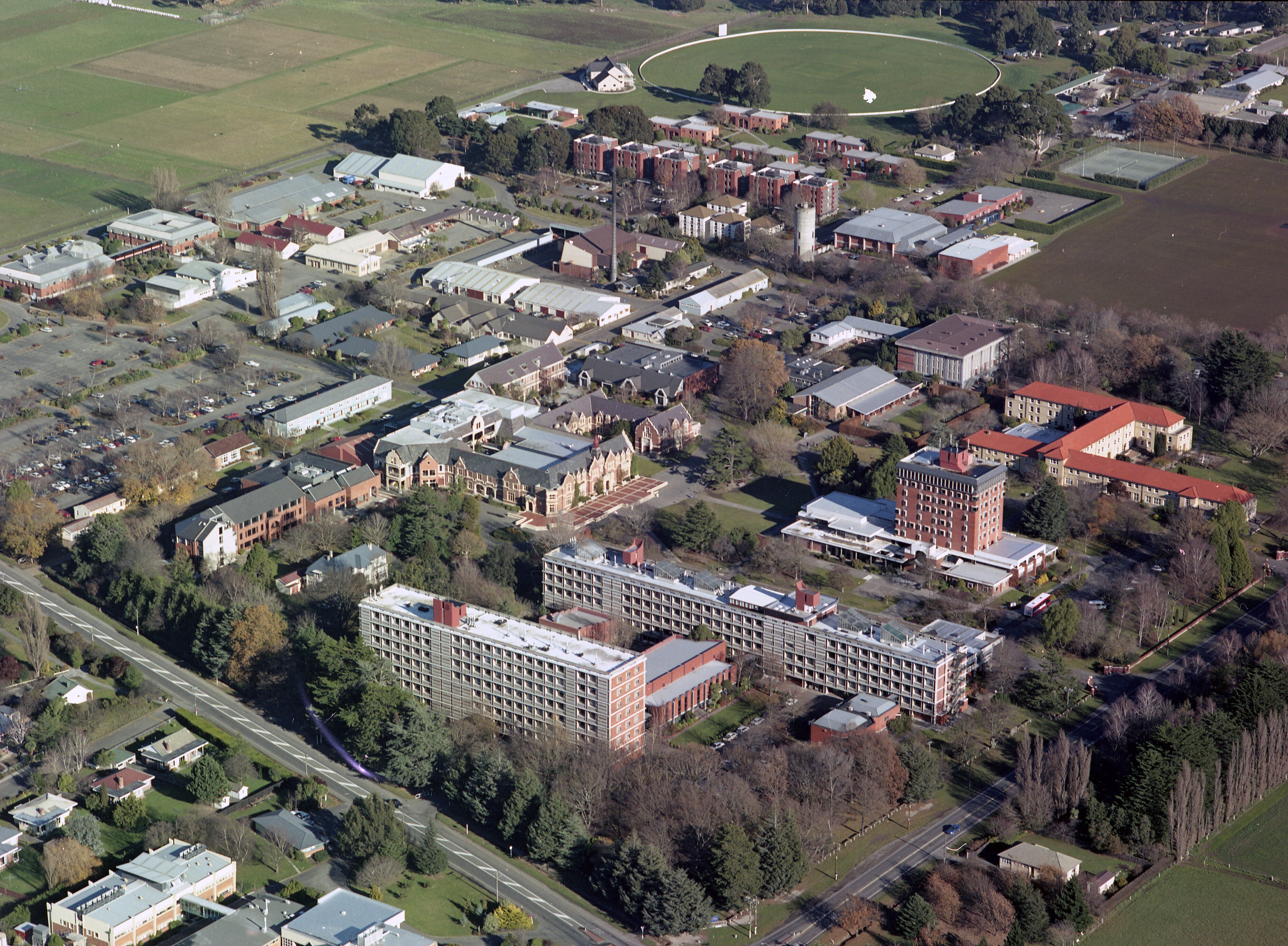 Lincoln Campus aerial view (2001) Lincoln University Living Heritage