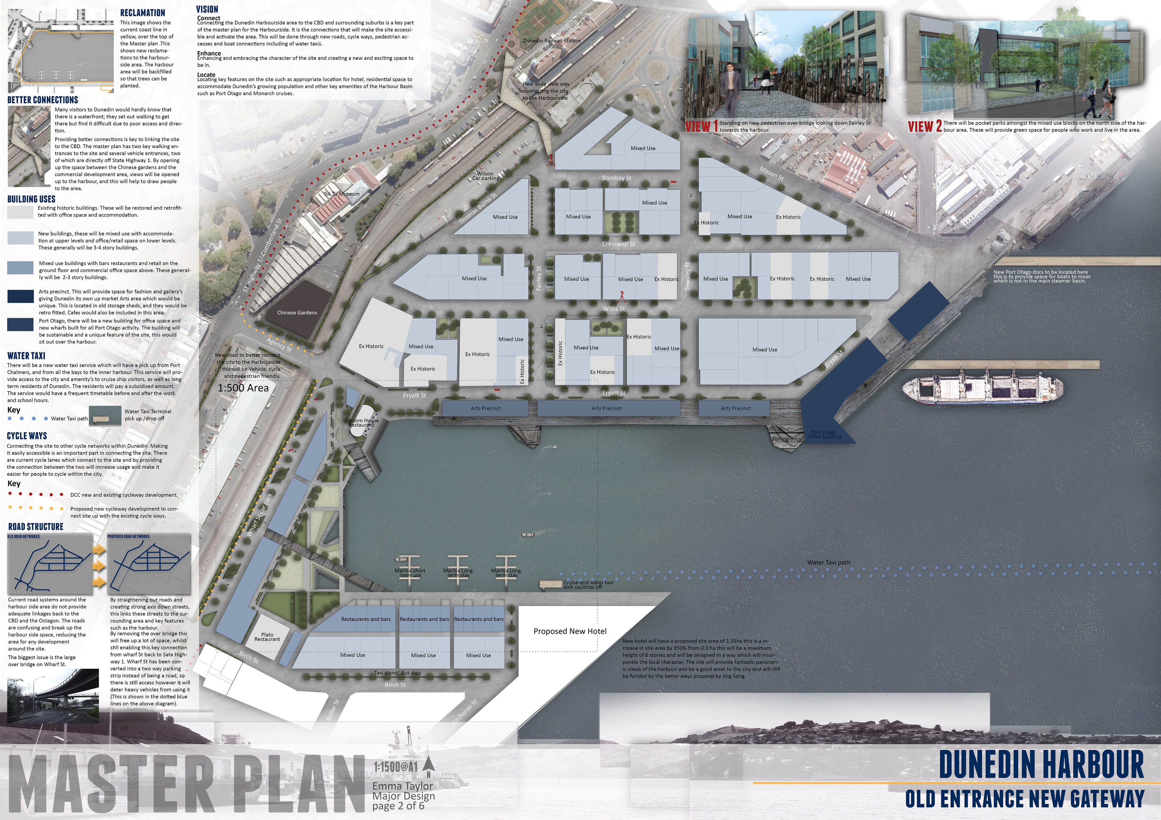 Dunedin Harbour Development Plan P2 Master Plan