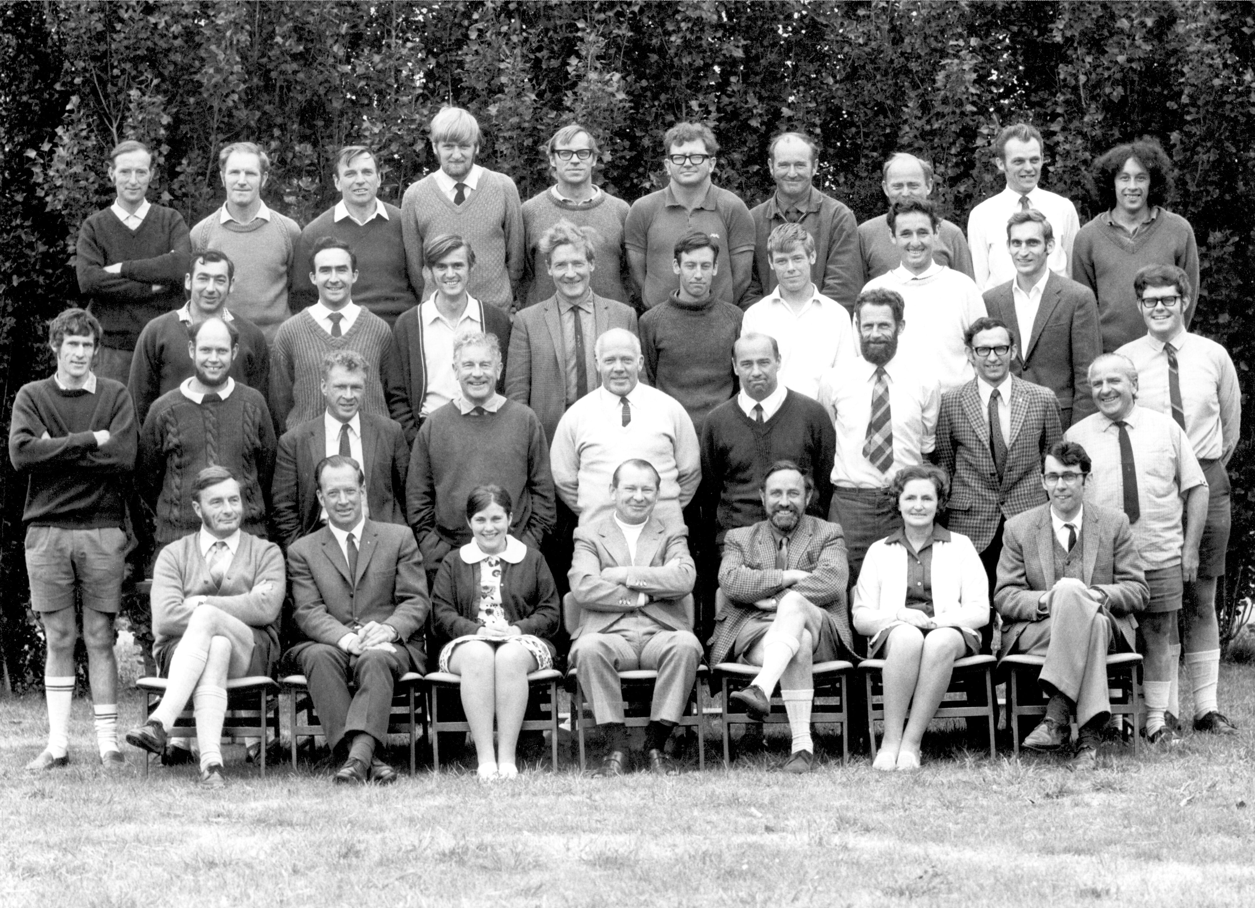 1971 NZAEI Agricultural Engineering Department group photo
