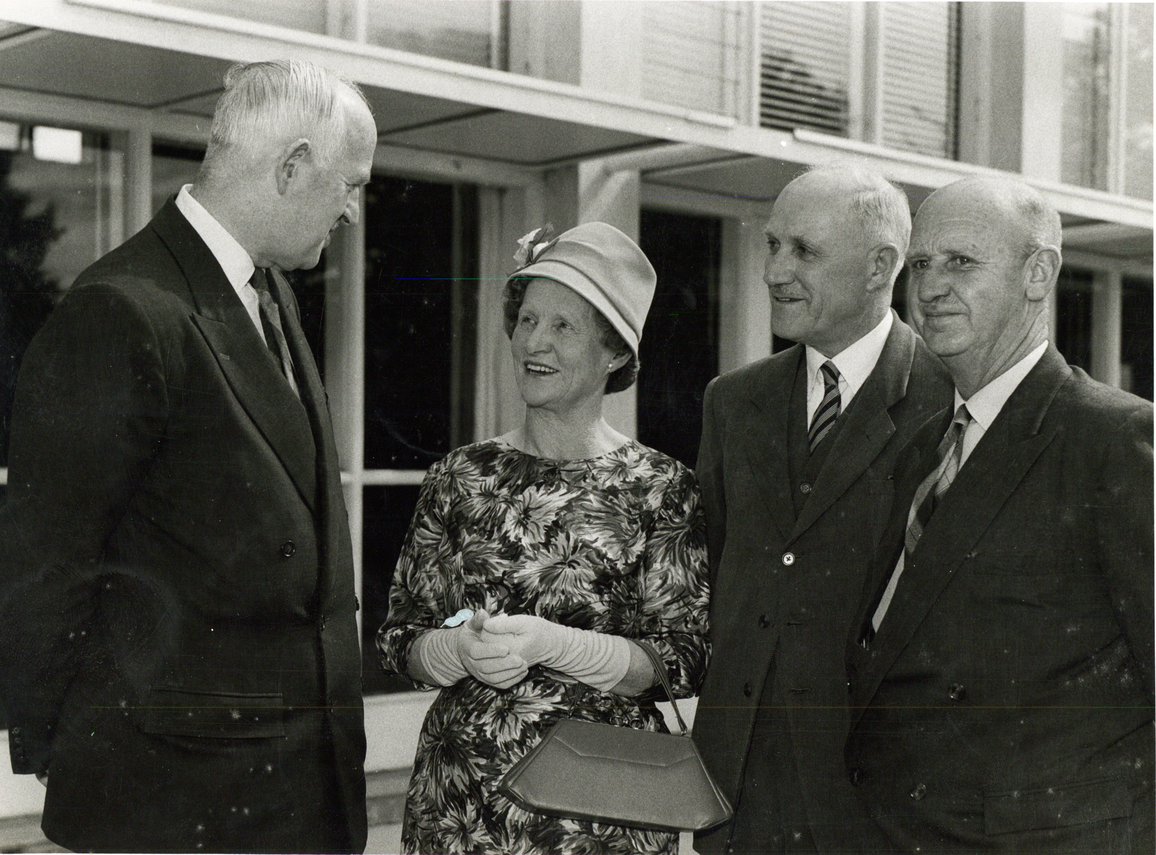 1960s Malcolm Burns and staff members