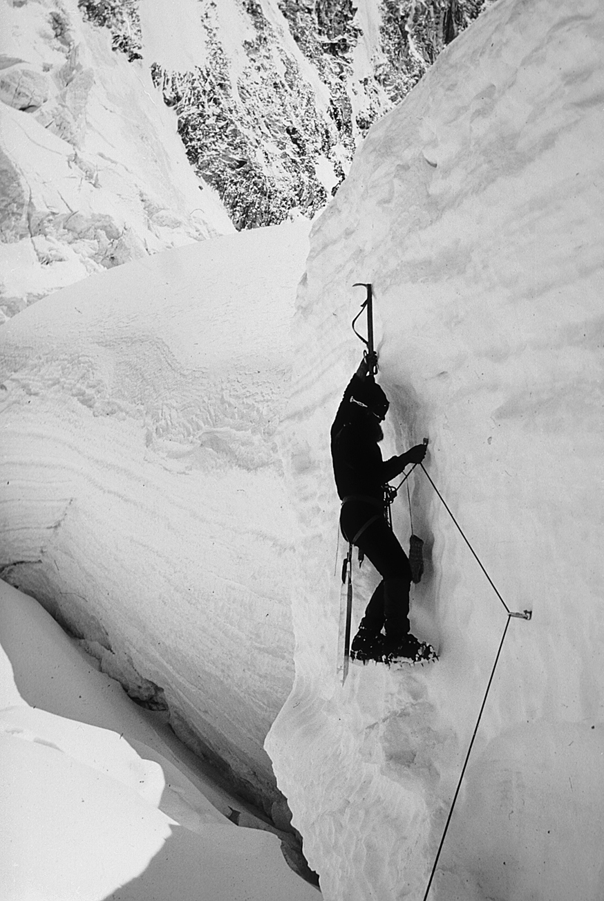 Keith Woodford Ice climbing