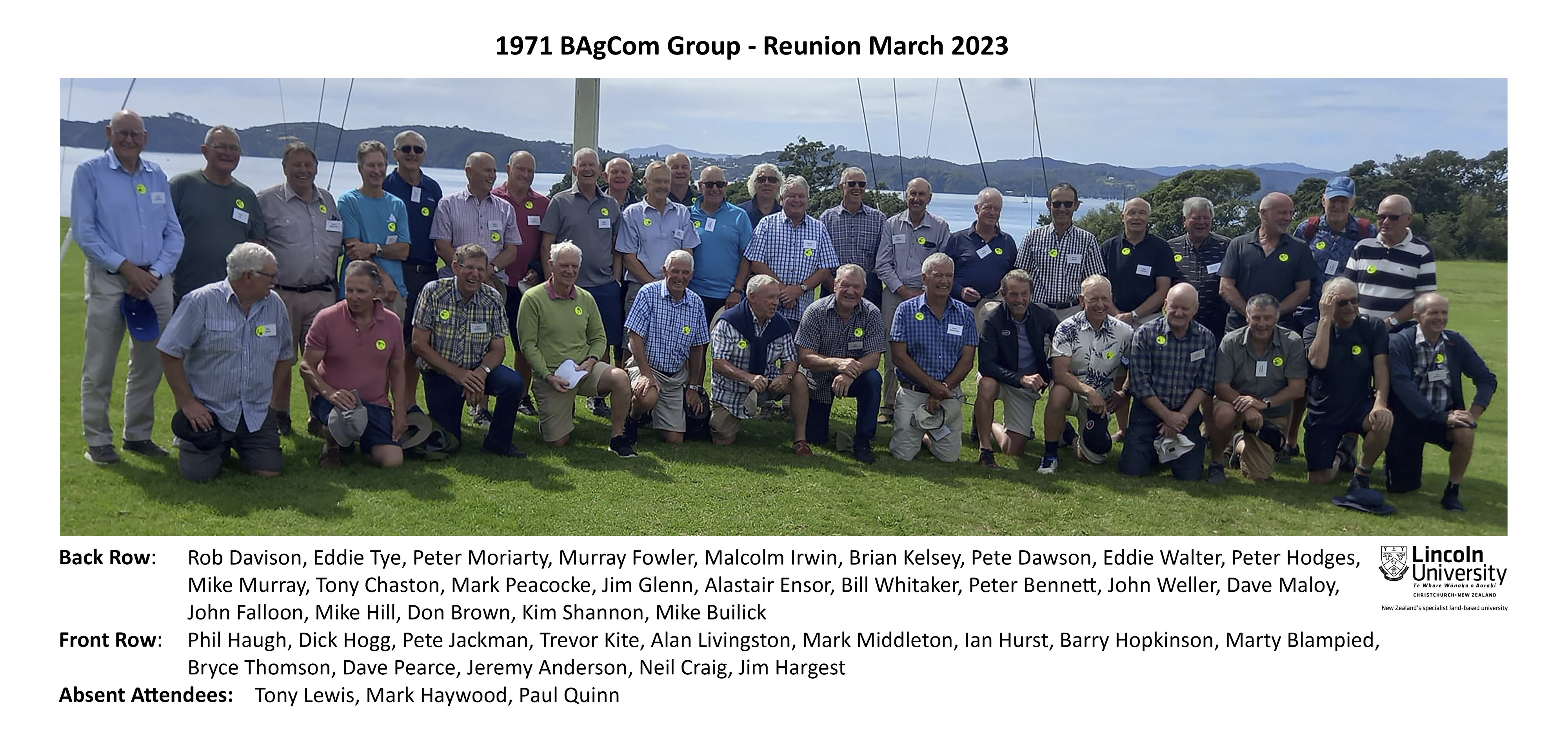 1971 BAgCom Reunion Group 