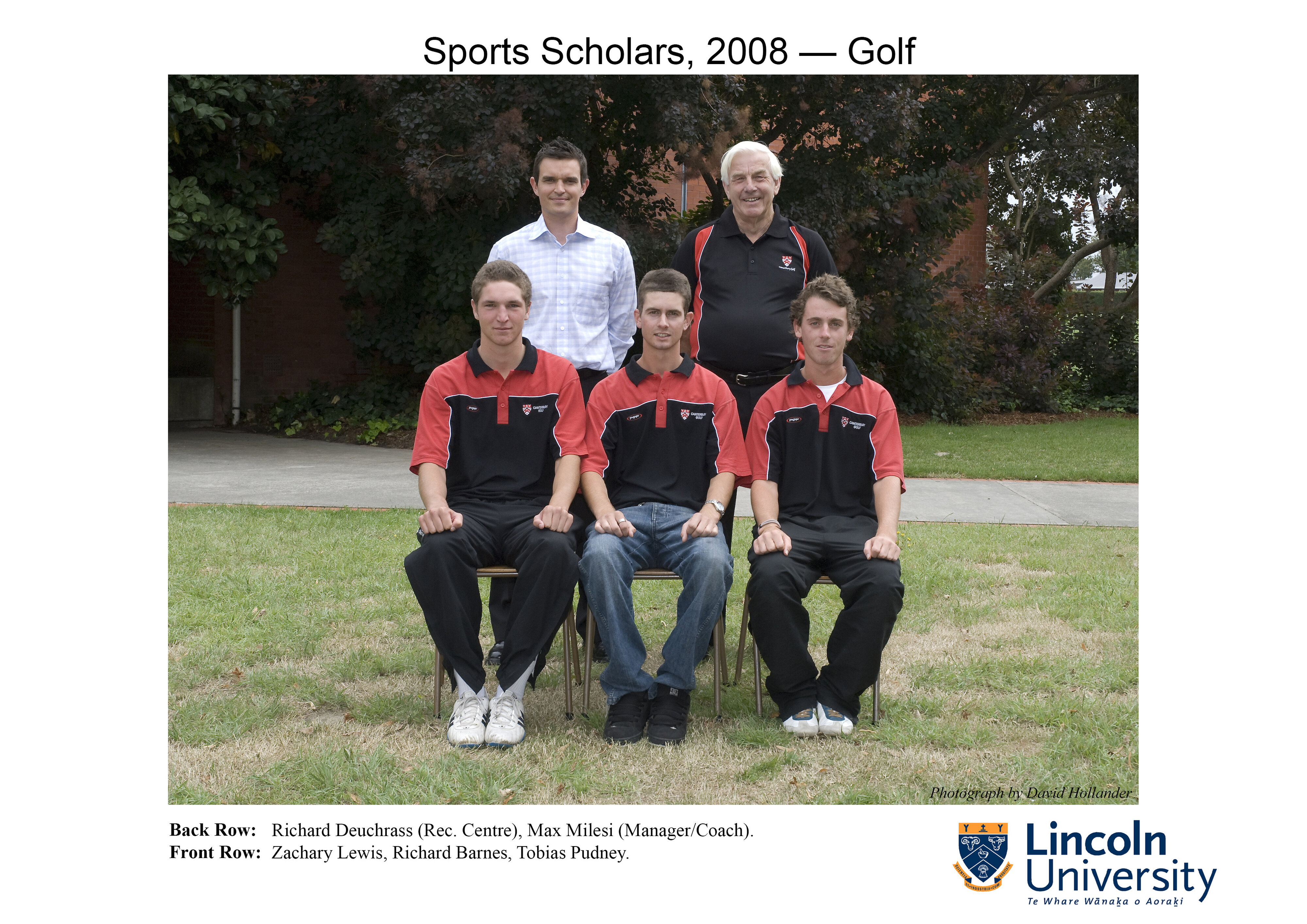 2008 Lincoln University Sports Scholars - Golf