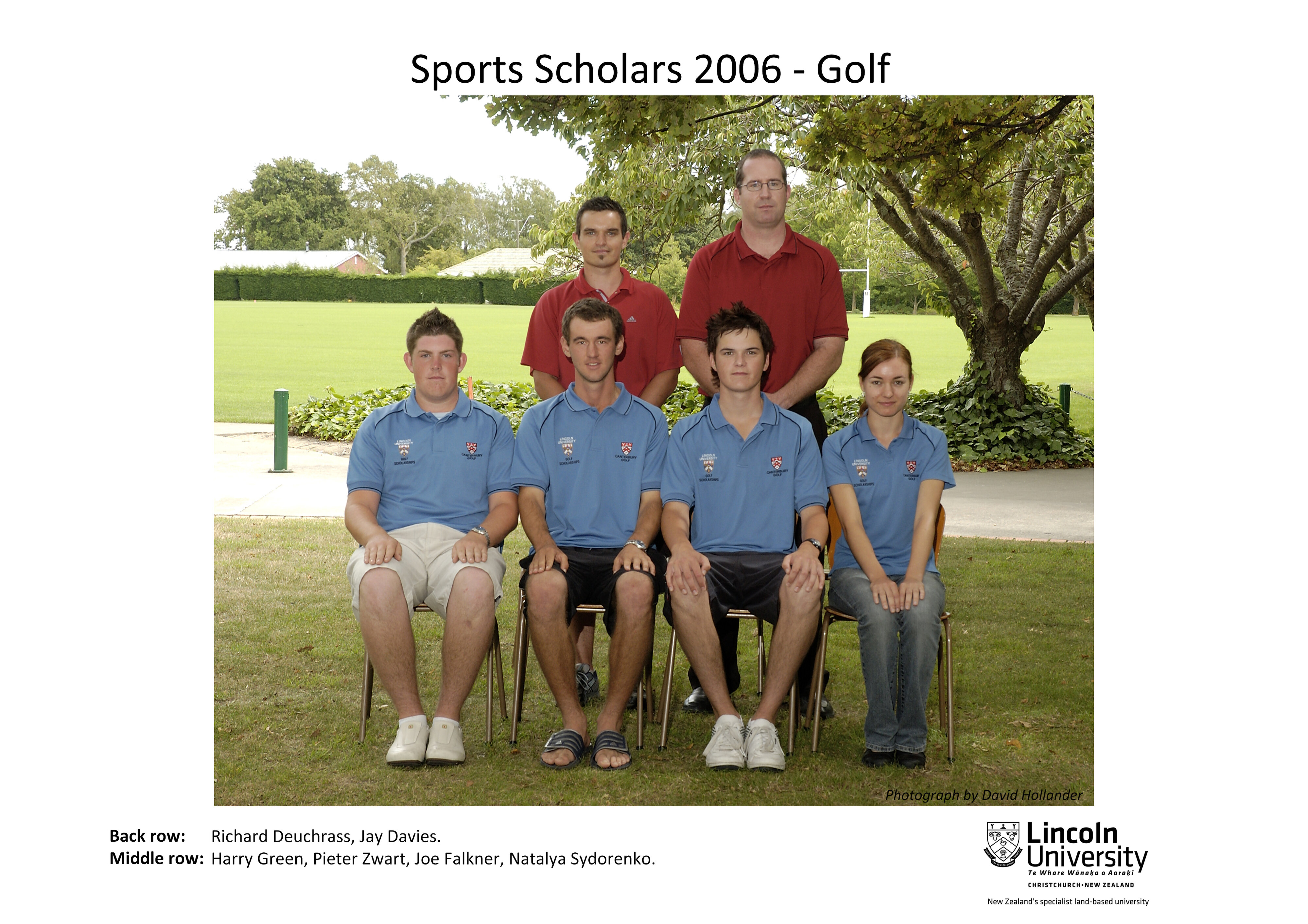 2006 Lincoln University Sports Scholar - Golf