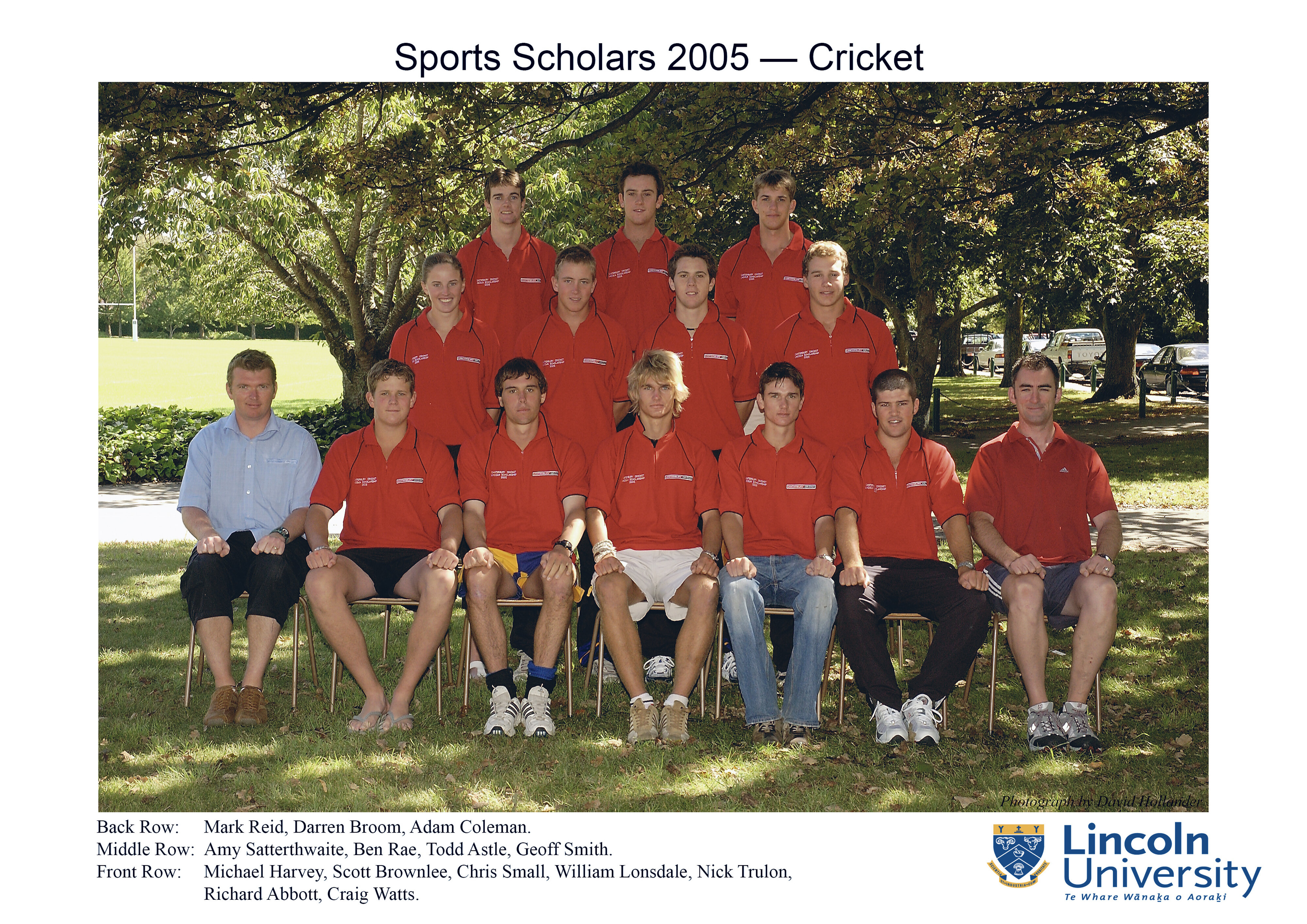 2005 Lincoln University Sports Scholars - Cricket