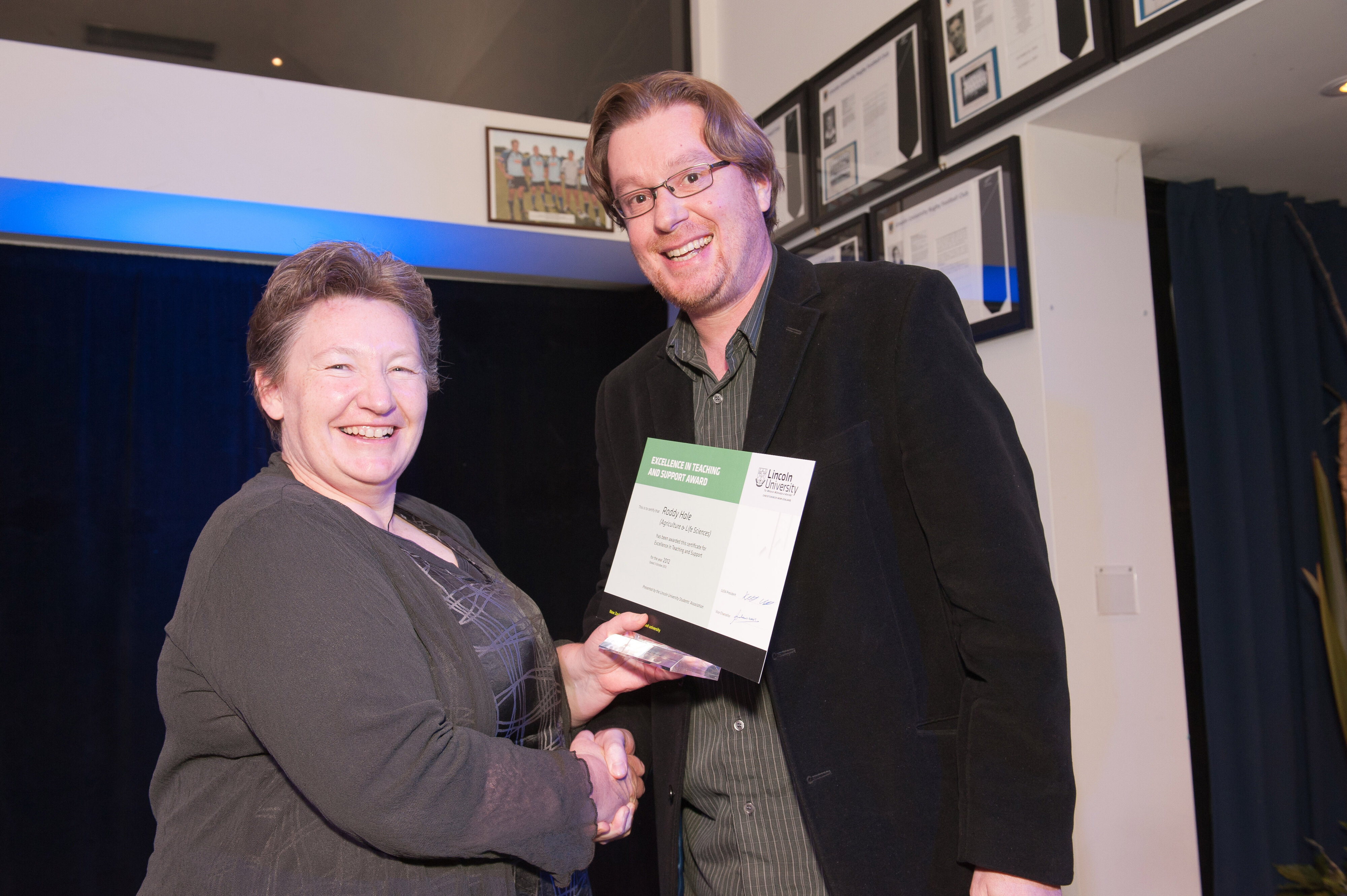 2012 Blues, Golds and Greens Award Lincoln University 50