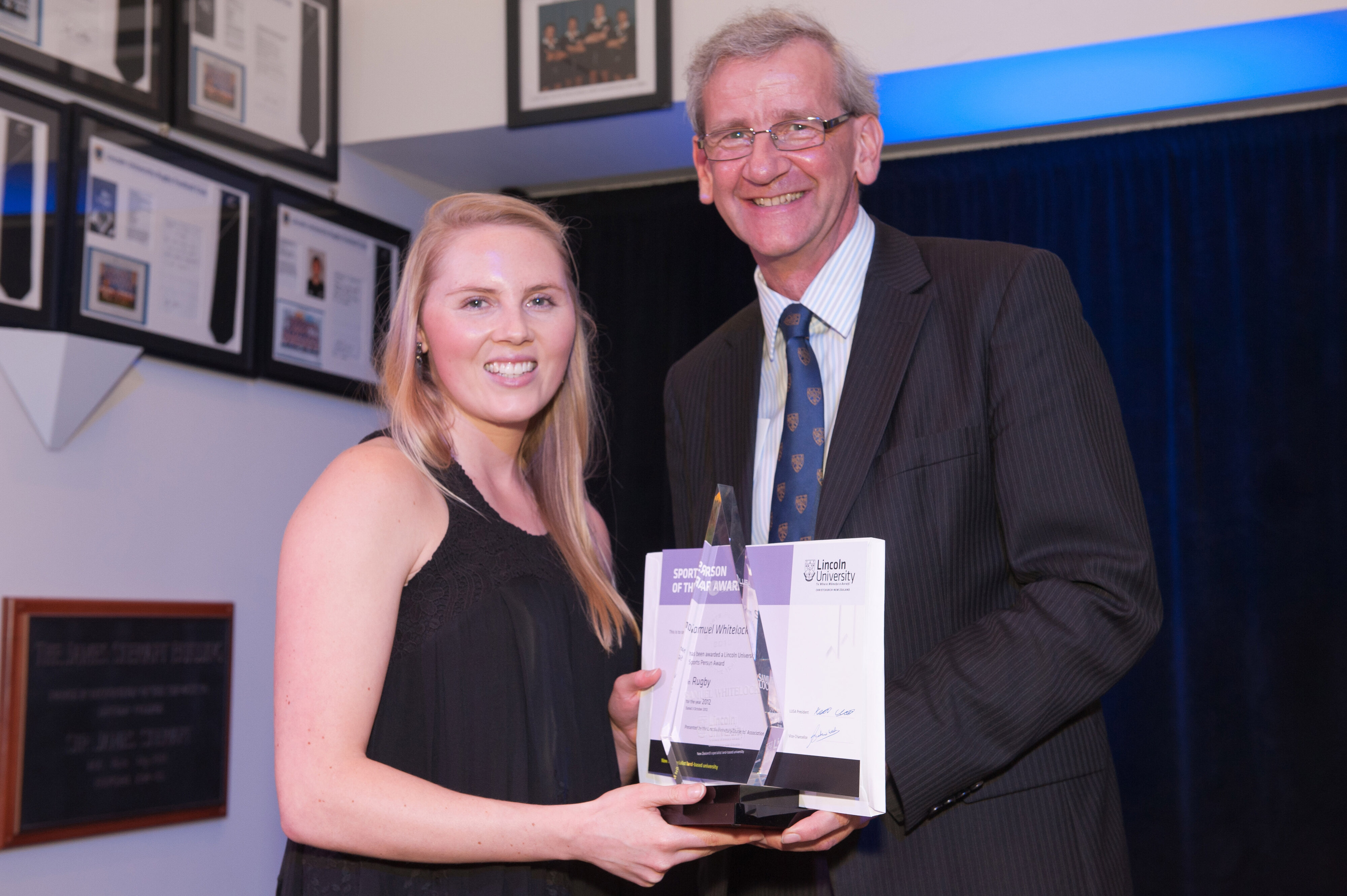 2012 Blues, Golds and Greens Award Lincoln University 76