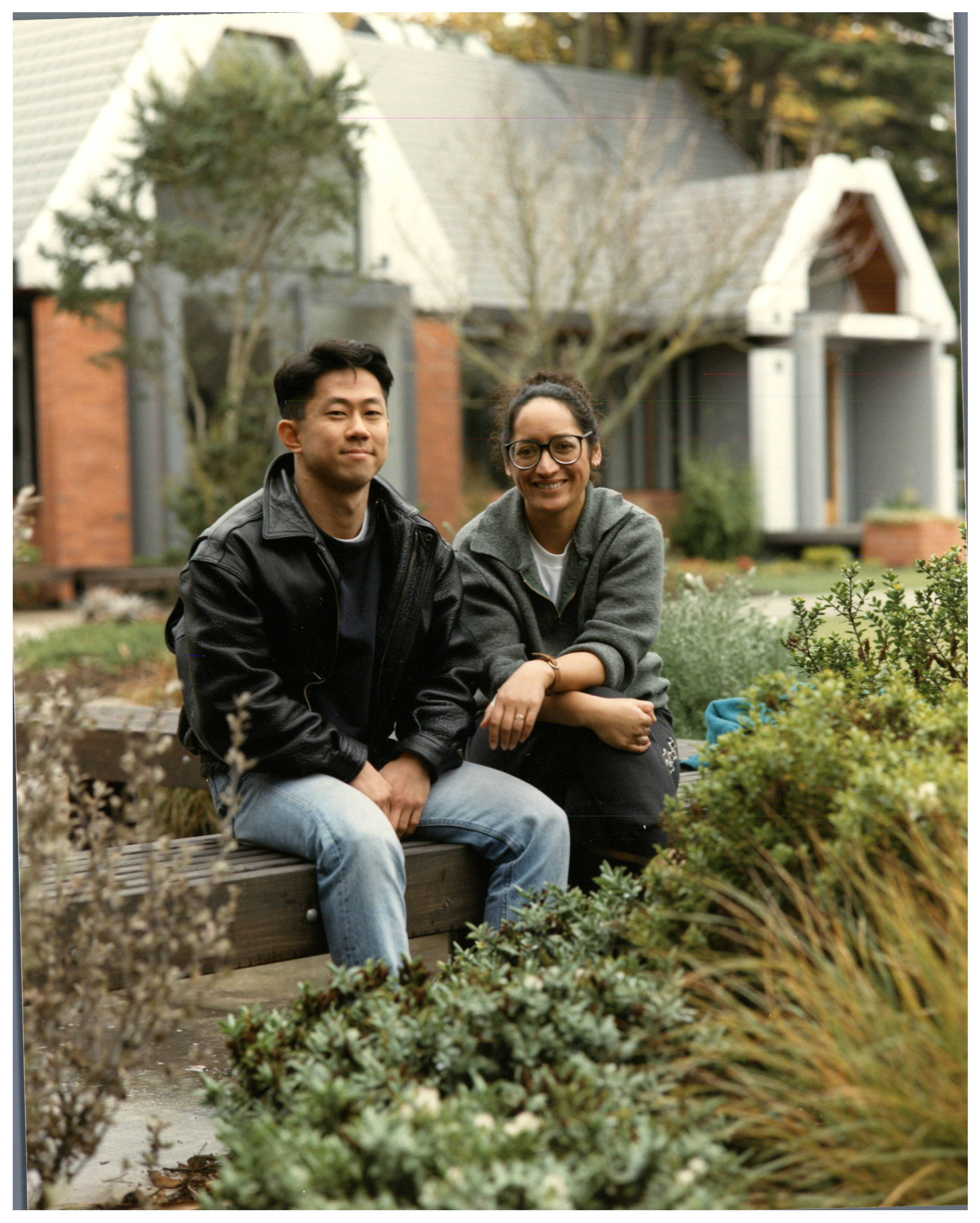 1992 Parks, Recreation and Tourism lecturer Helen McGregor with a Japanese student 