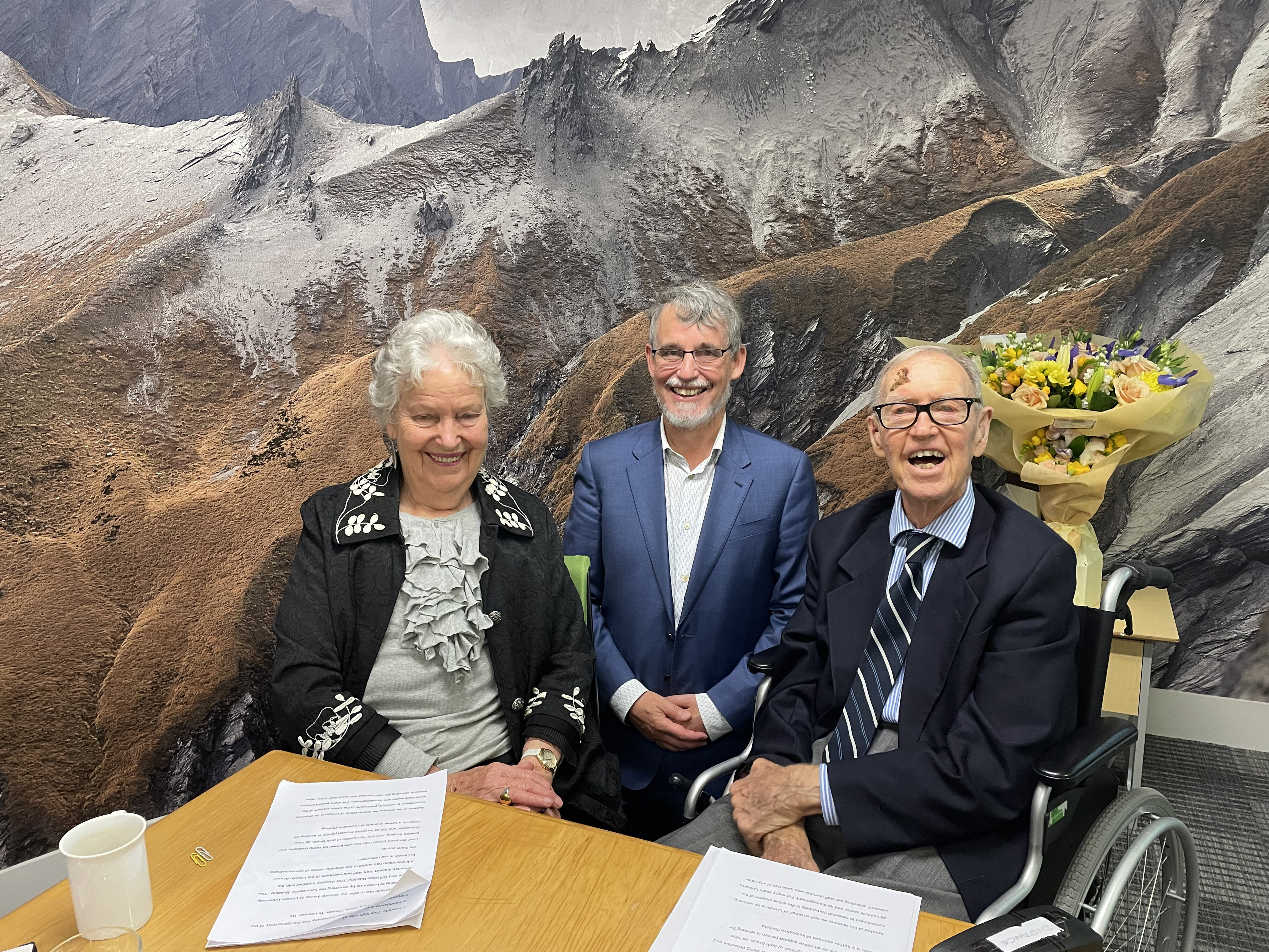 2022 Ross Building Naming Event - Bruce and Gill Ross and Paul Dalziel
