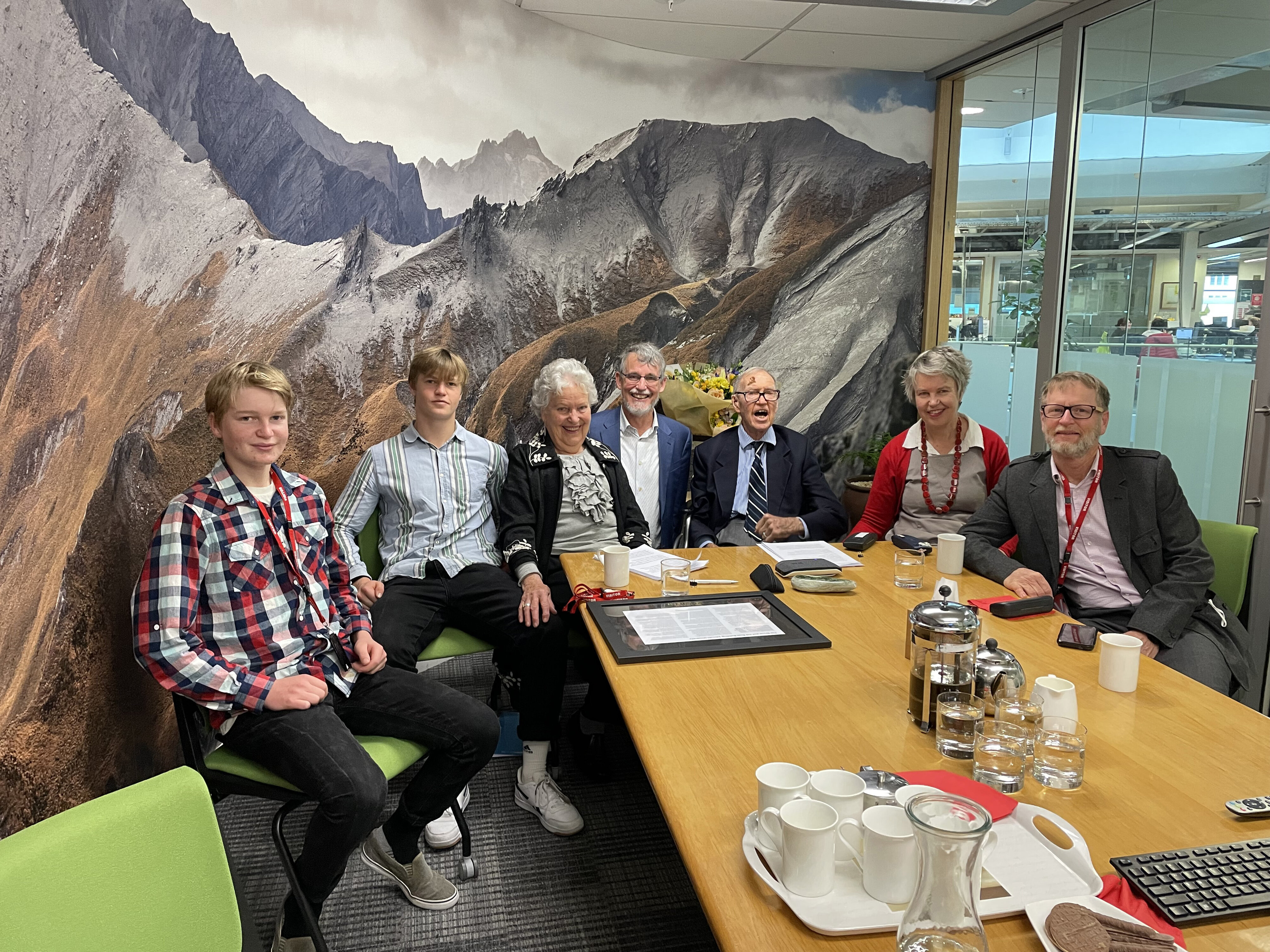 2022 Ross Building Naming Event - Bruce Ross and Family Wellington