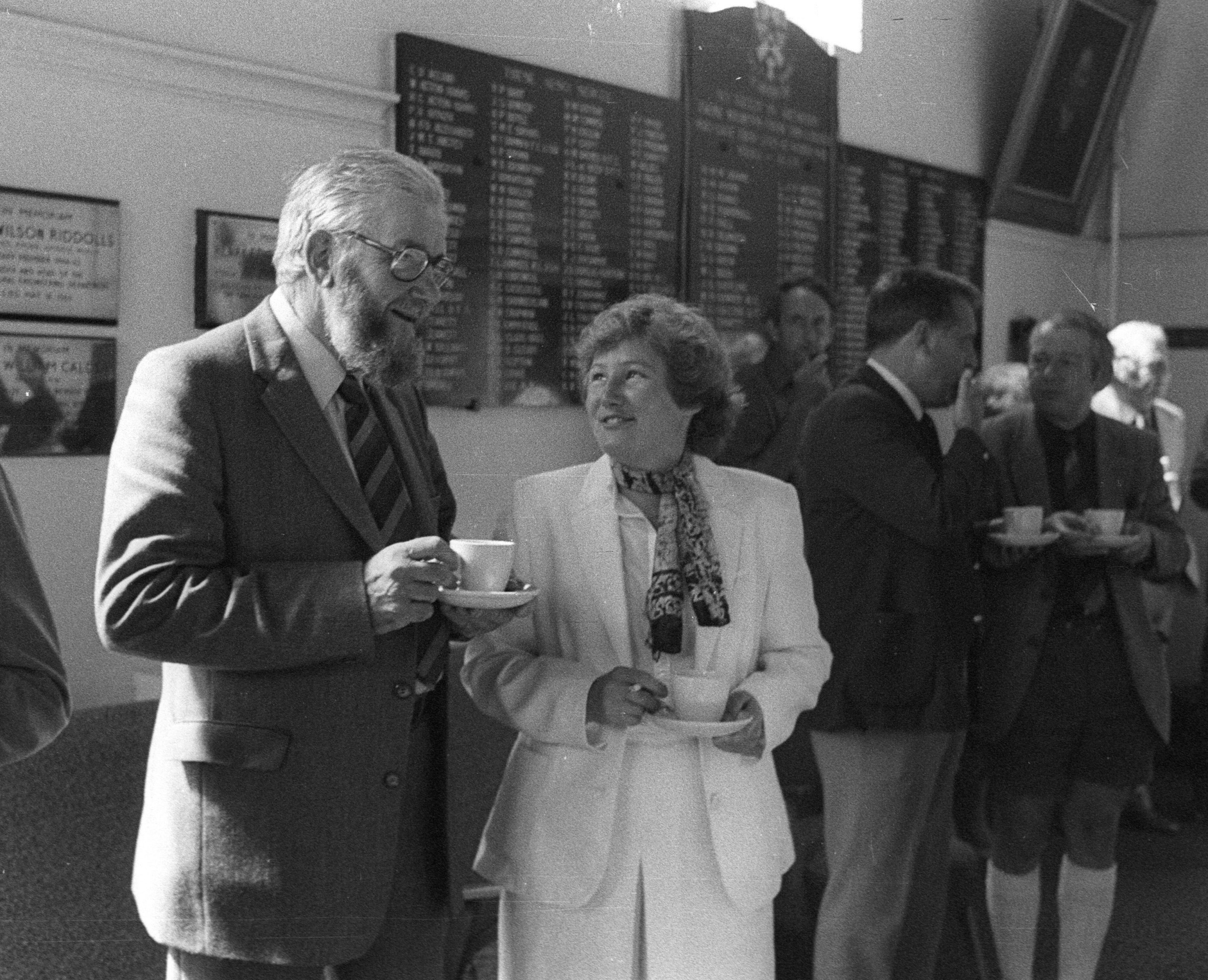 Charlie Challenger in Memorial Hall