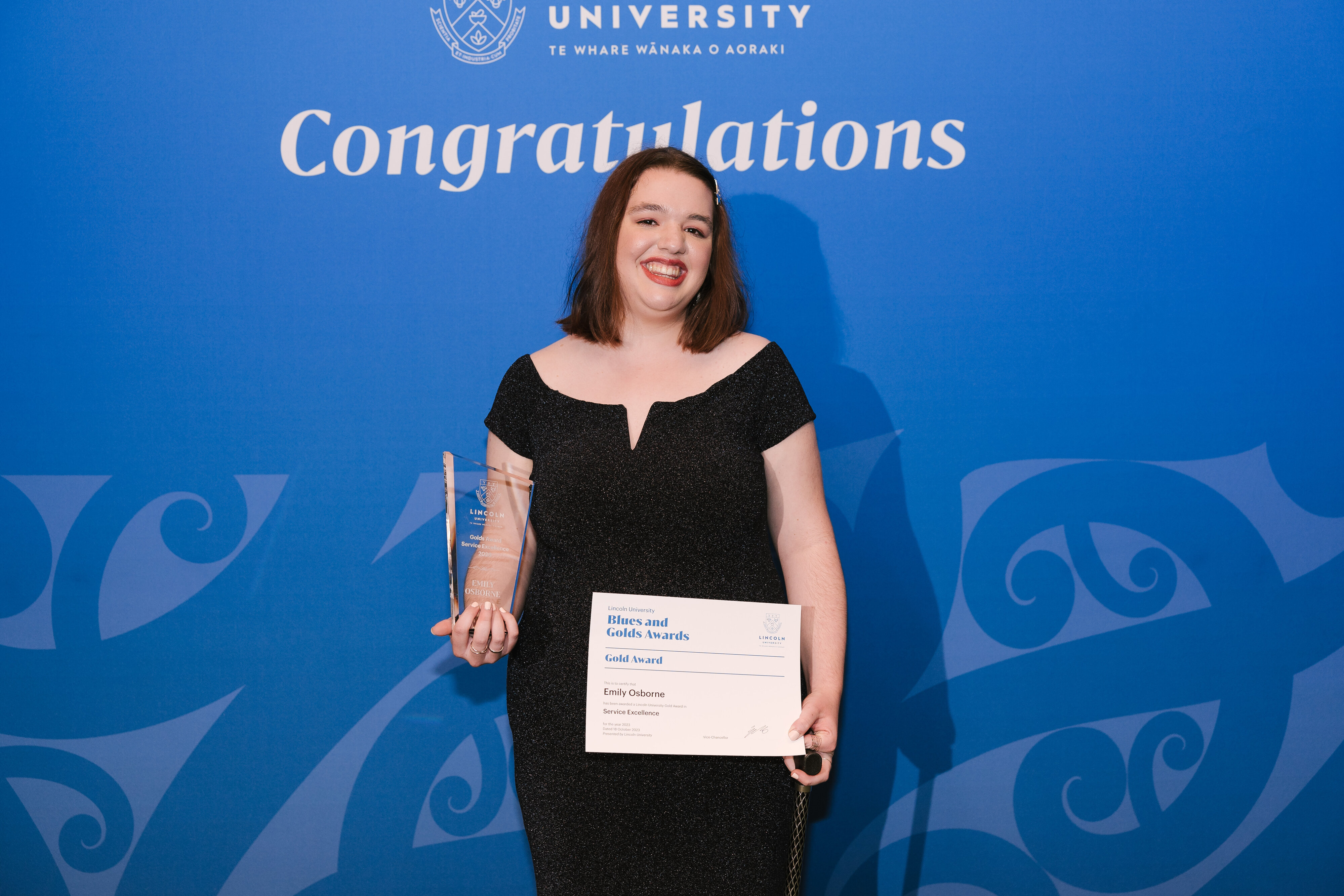 2023 Blues &amp; Golds Award: Emily Osborne, Service Excellence