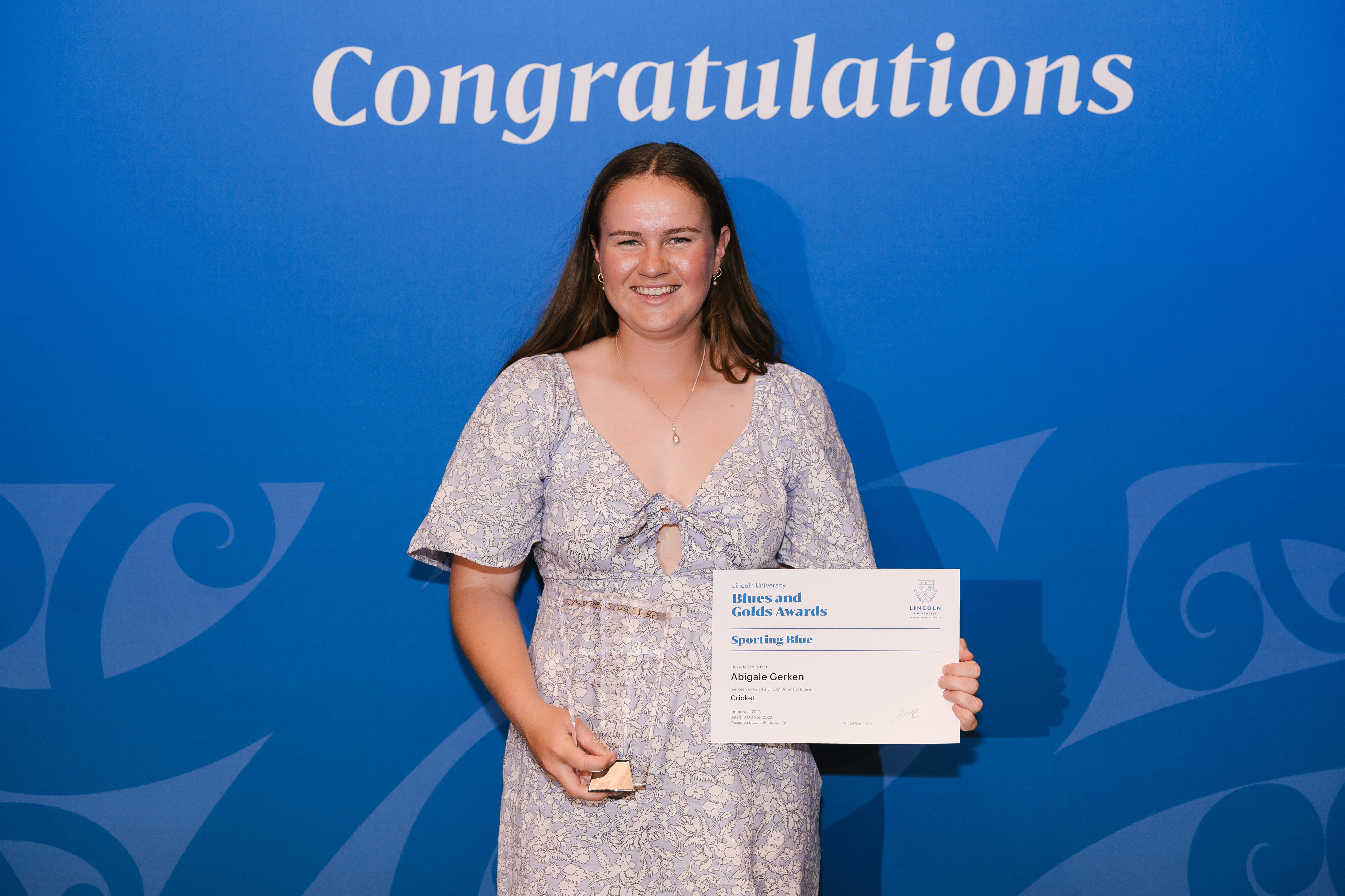 2023 Blues &amp; Golds Award: Abigale Gerken