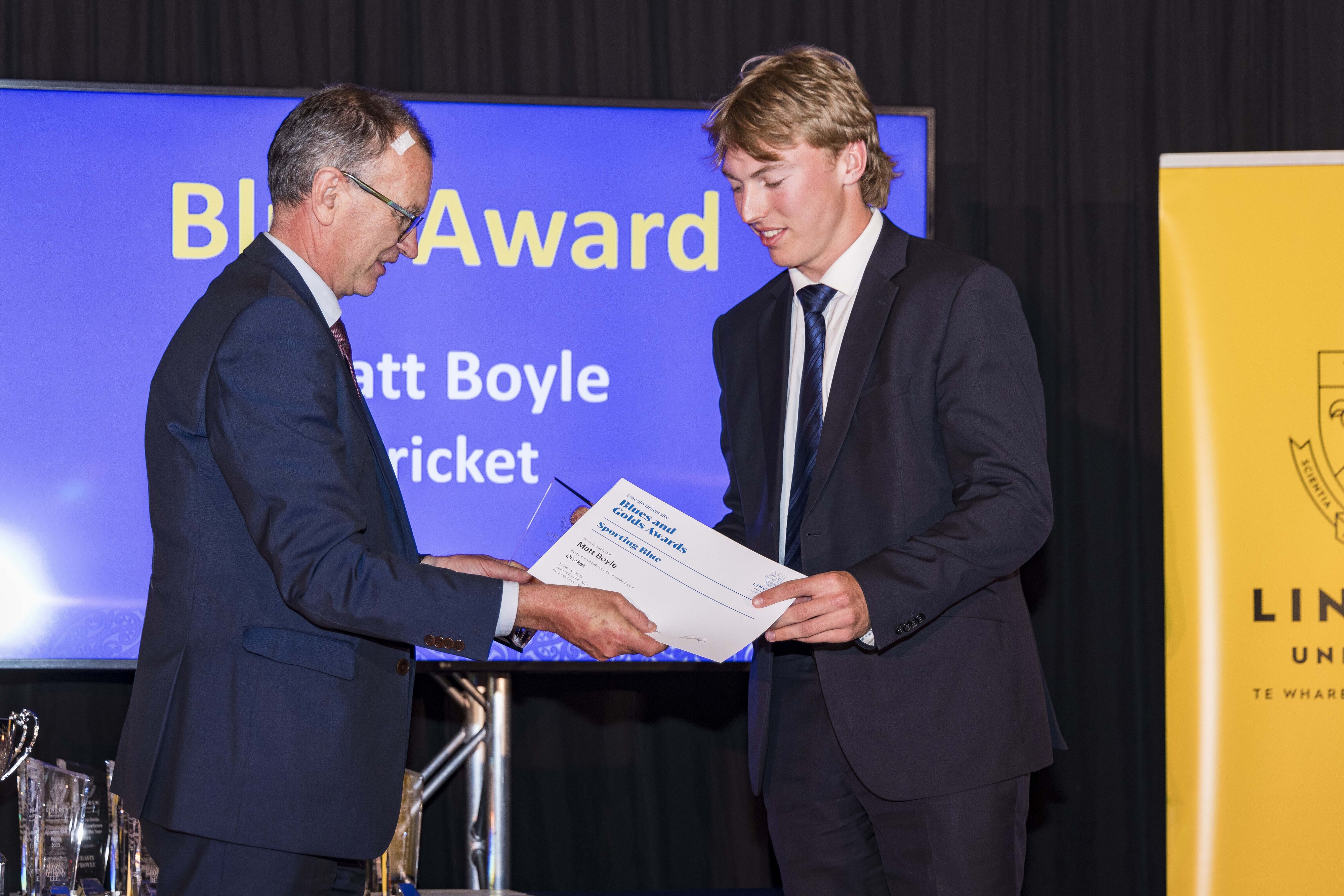 2023 Blues &amp; Golds Award 550