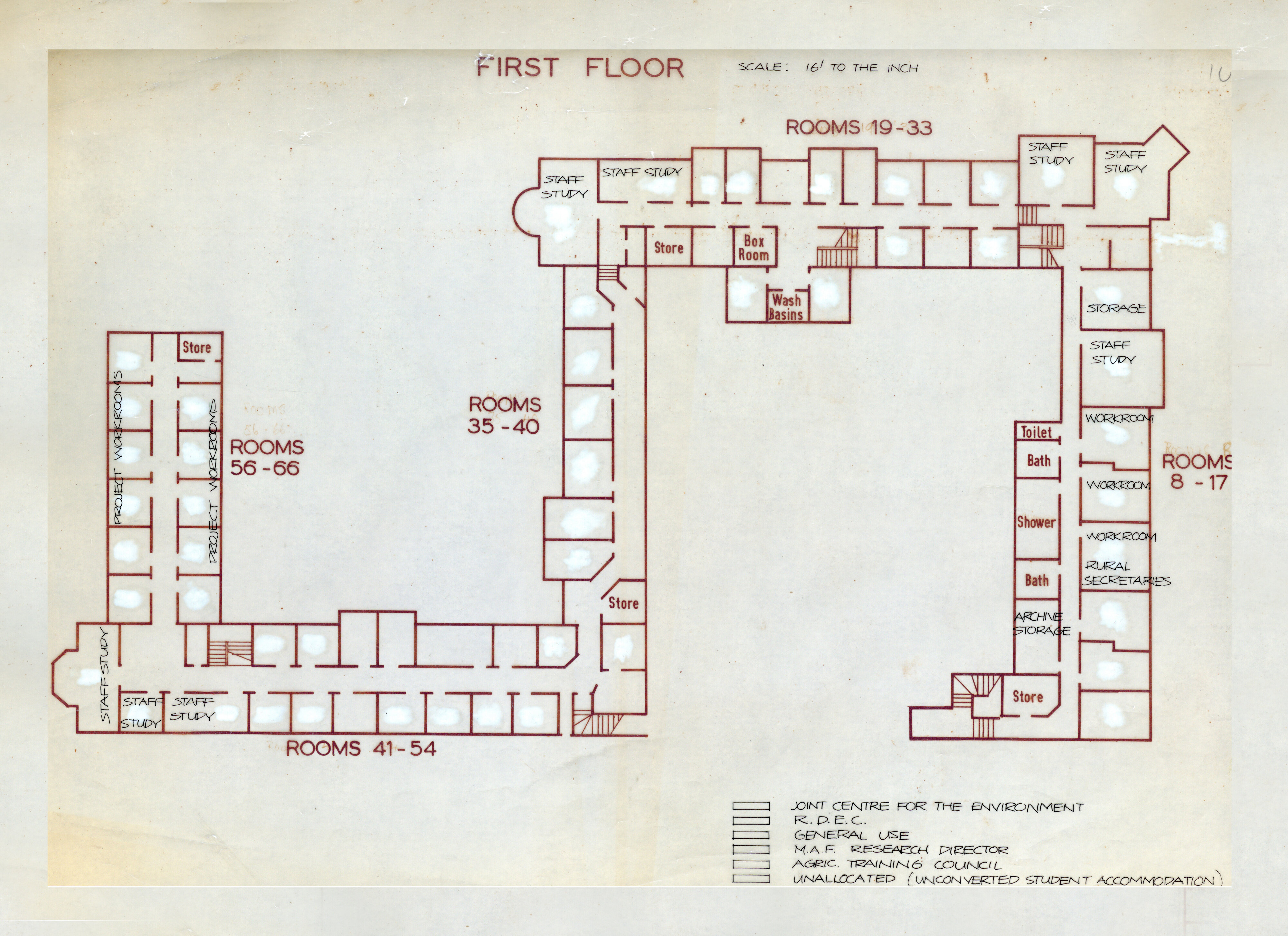 Ivey Hall first floor plan