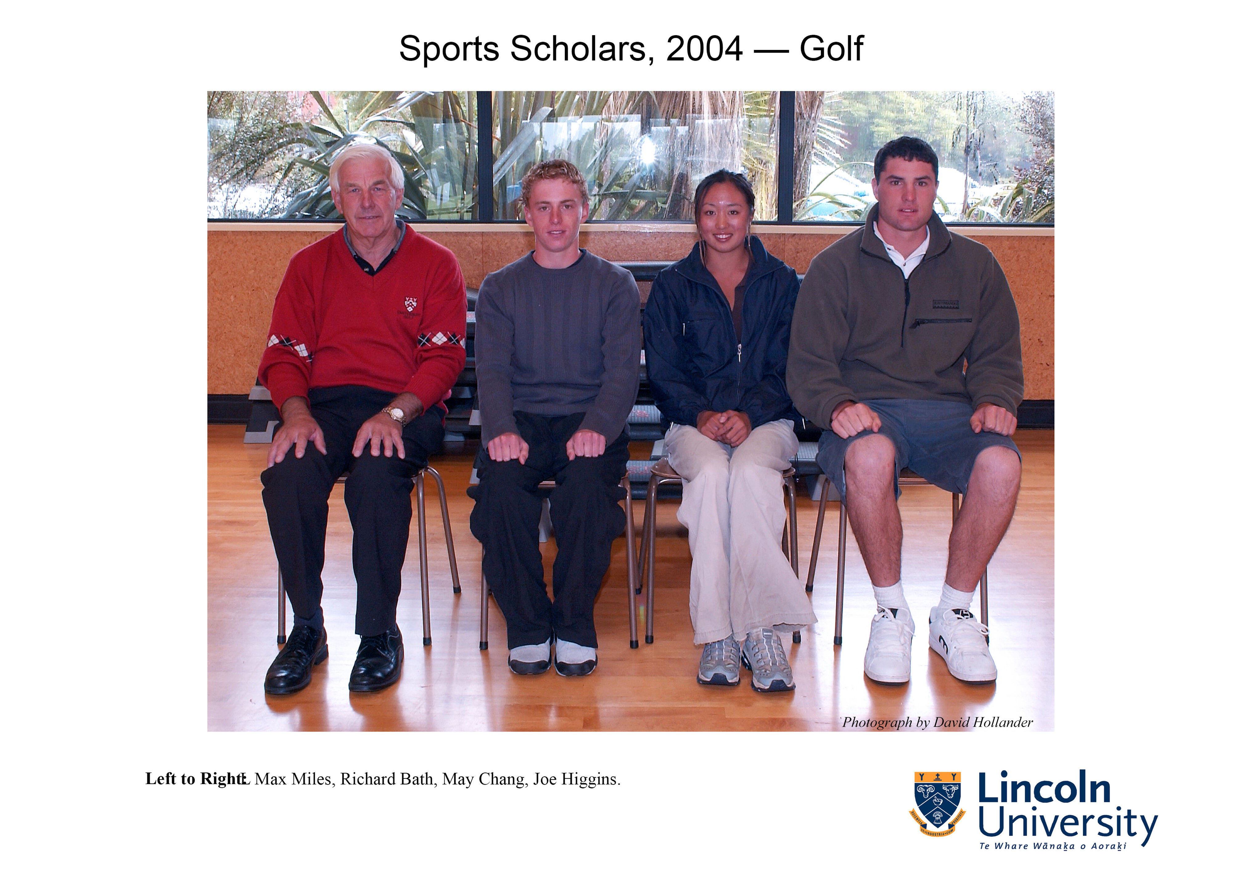 2004 Lincoln University sports scholars - Golf