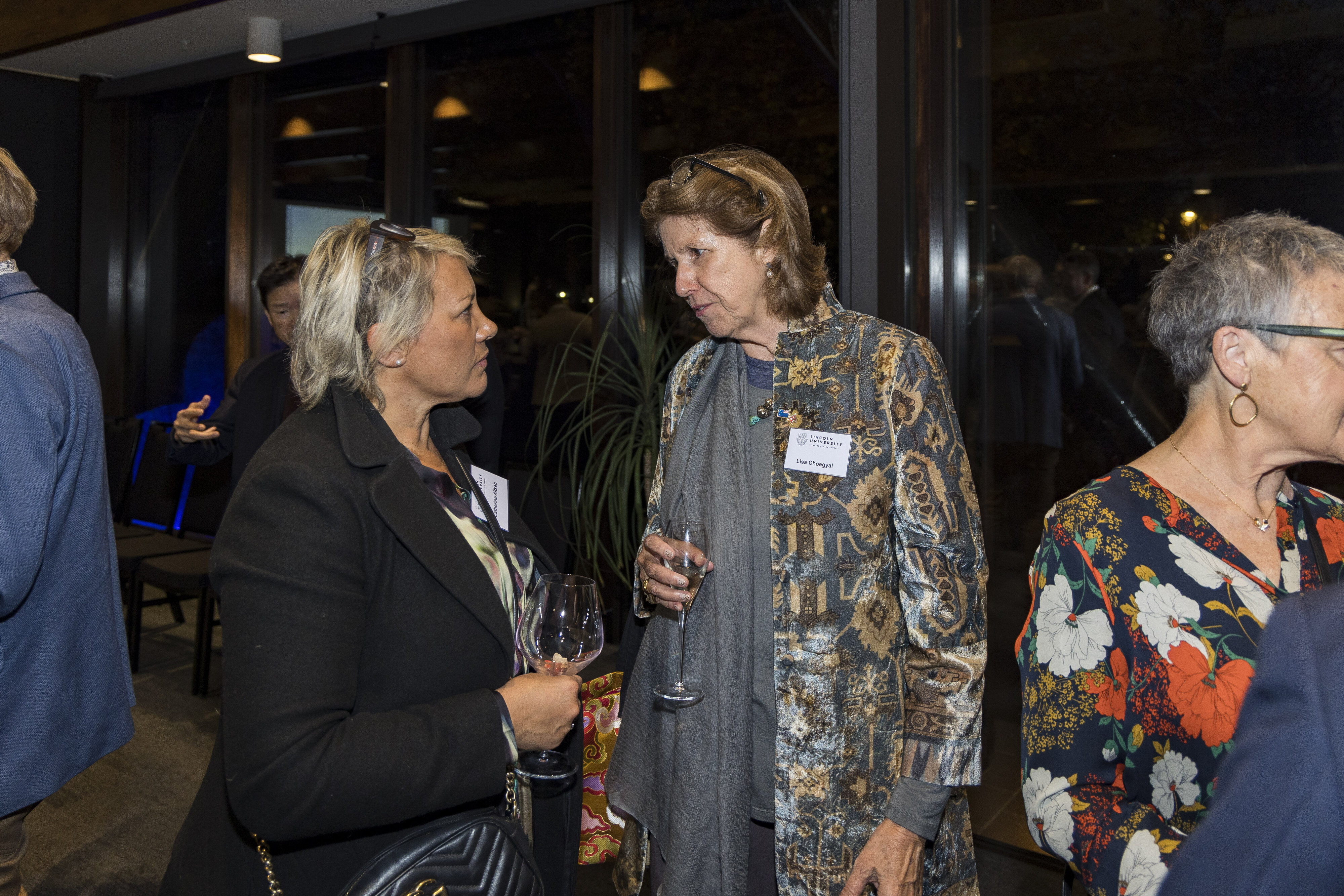 Lisa Choegyal, recipient of the Lincoln University Medal, at the Chancellor's Cocktail Function, 2024 (7)