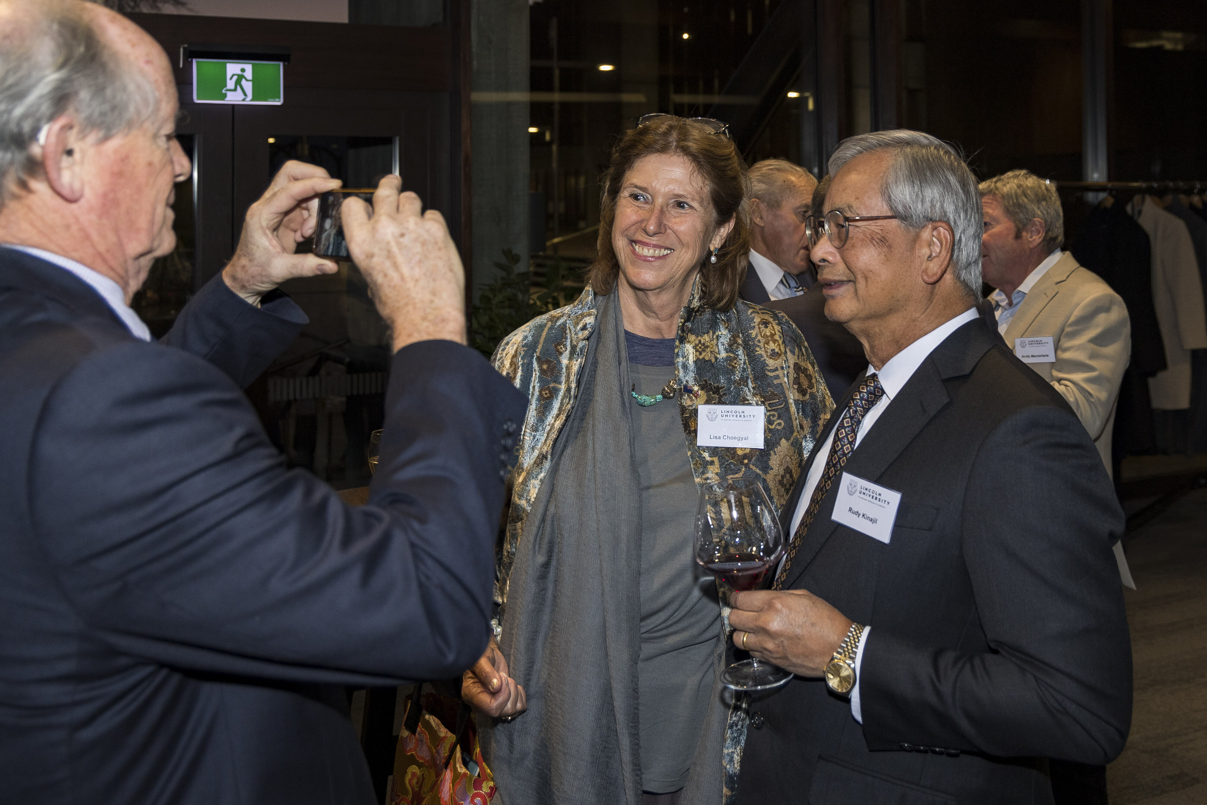 Lisa Choegyal, recipient of the Lincoln University Medal, at the Chancellor's Cocktail Function, 2024 (5)