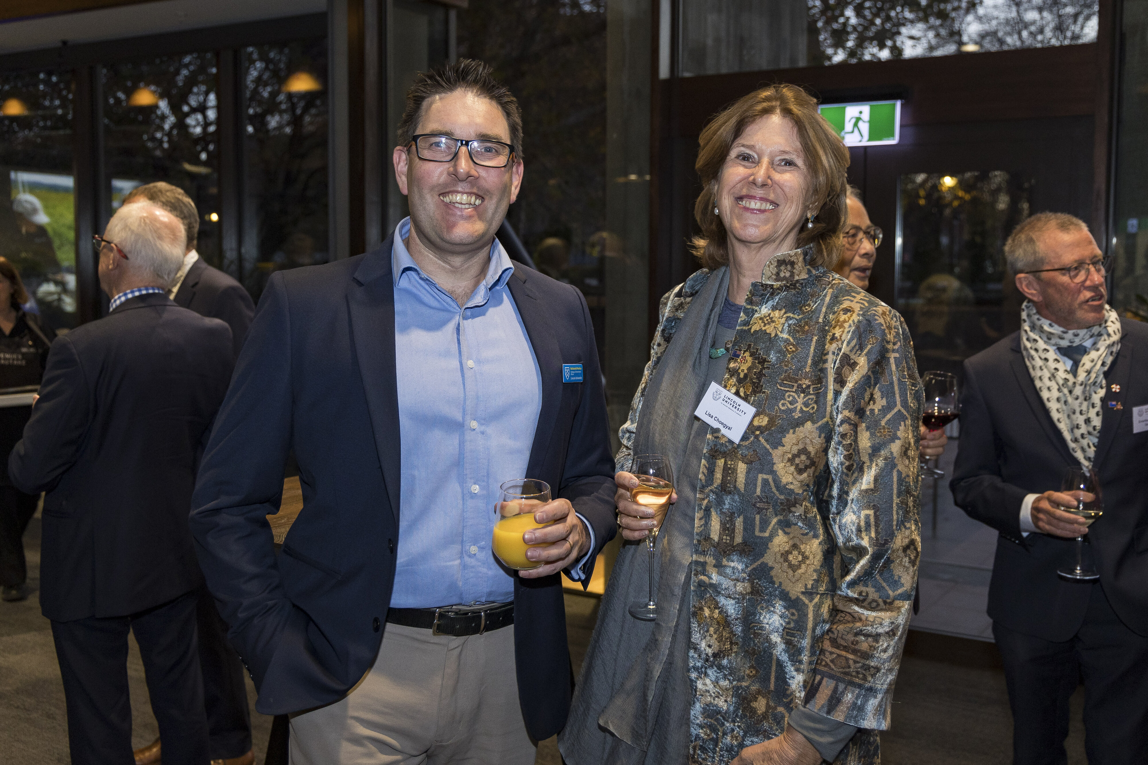 Lisa Choegyal, recipient of the Lincoln University Medal, at the Chancellor's Cocktail Function, 2024 (1)
