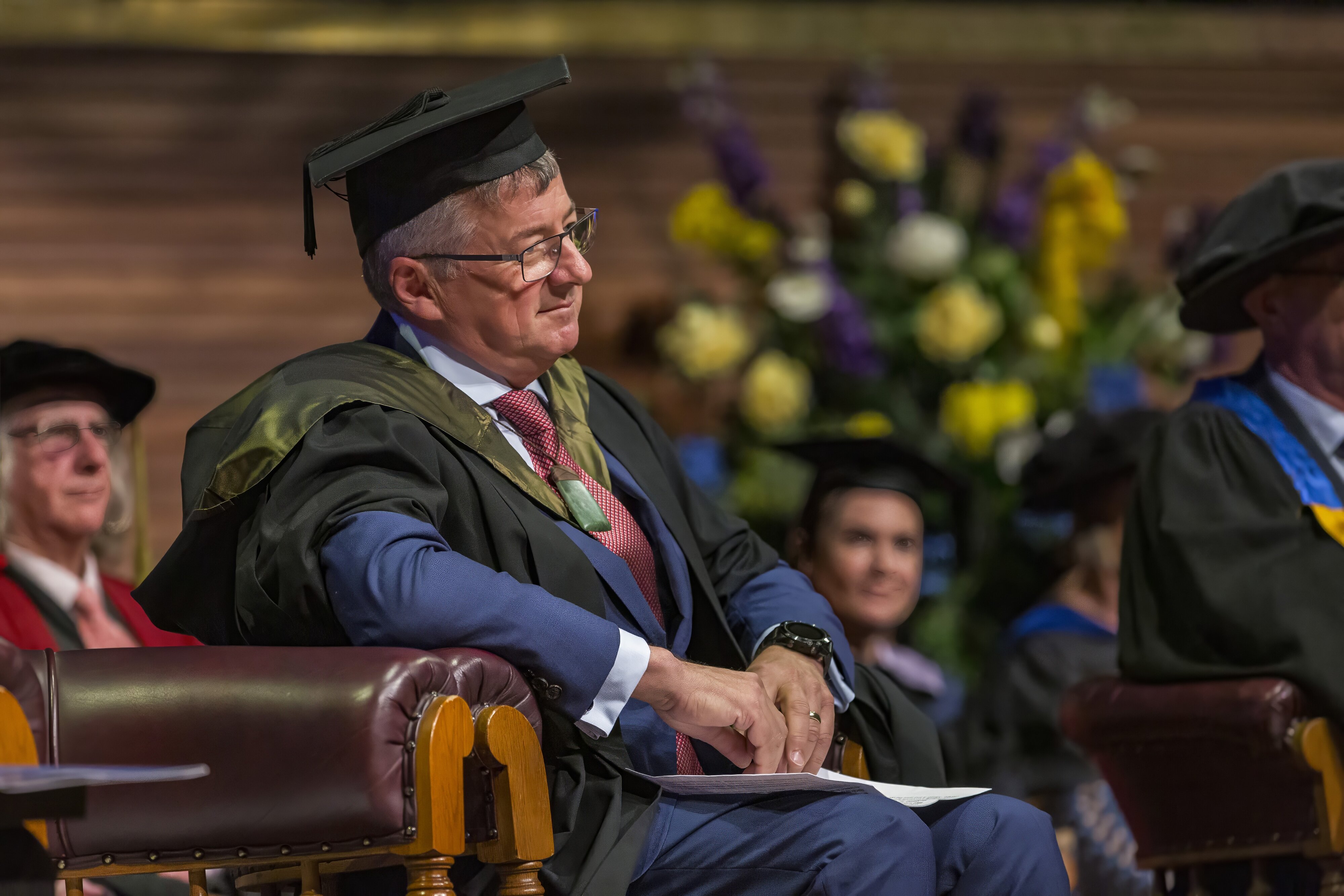 Robert Dougal McCallum, recipient of the Lincoln Alumni International Medal, 2024 (03)