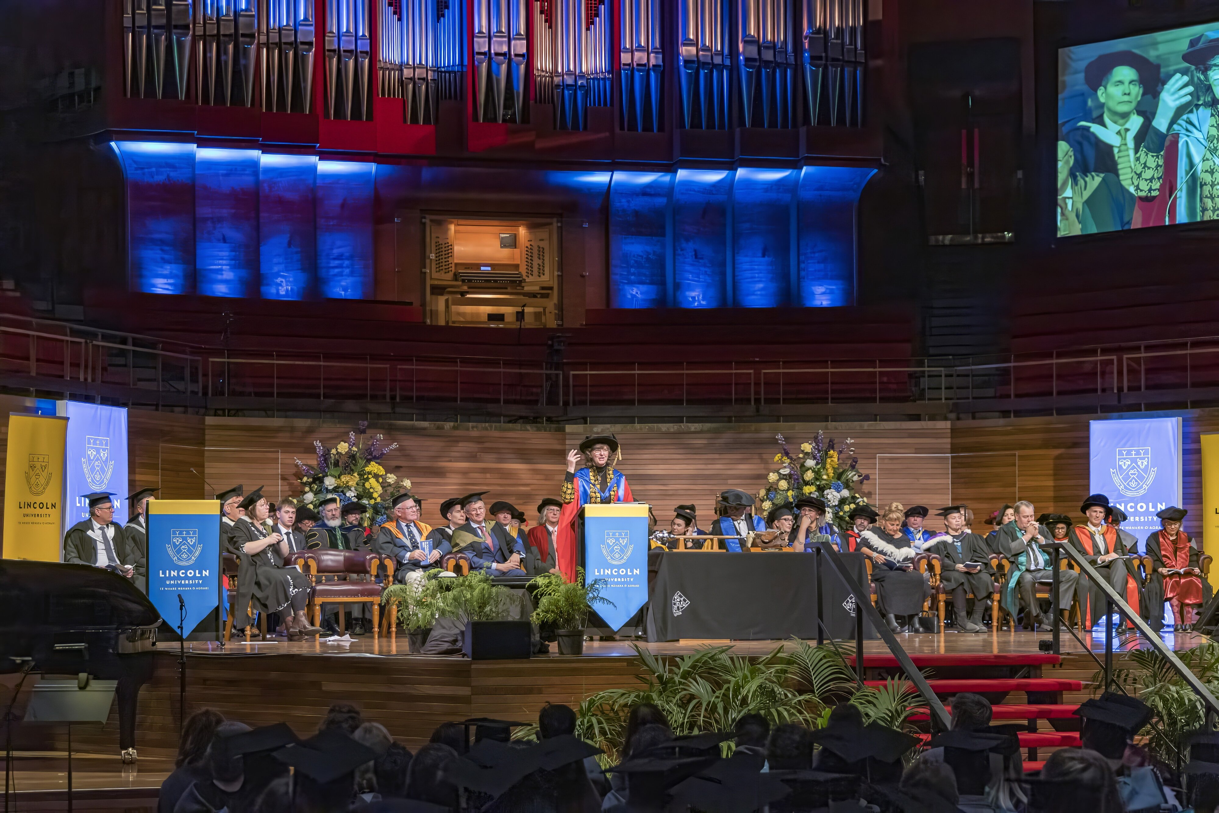 At the graduation ceremony, Deborah Kennedy Gilberston 12