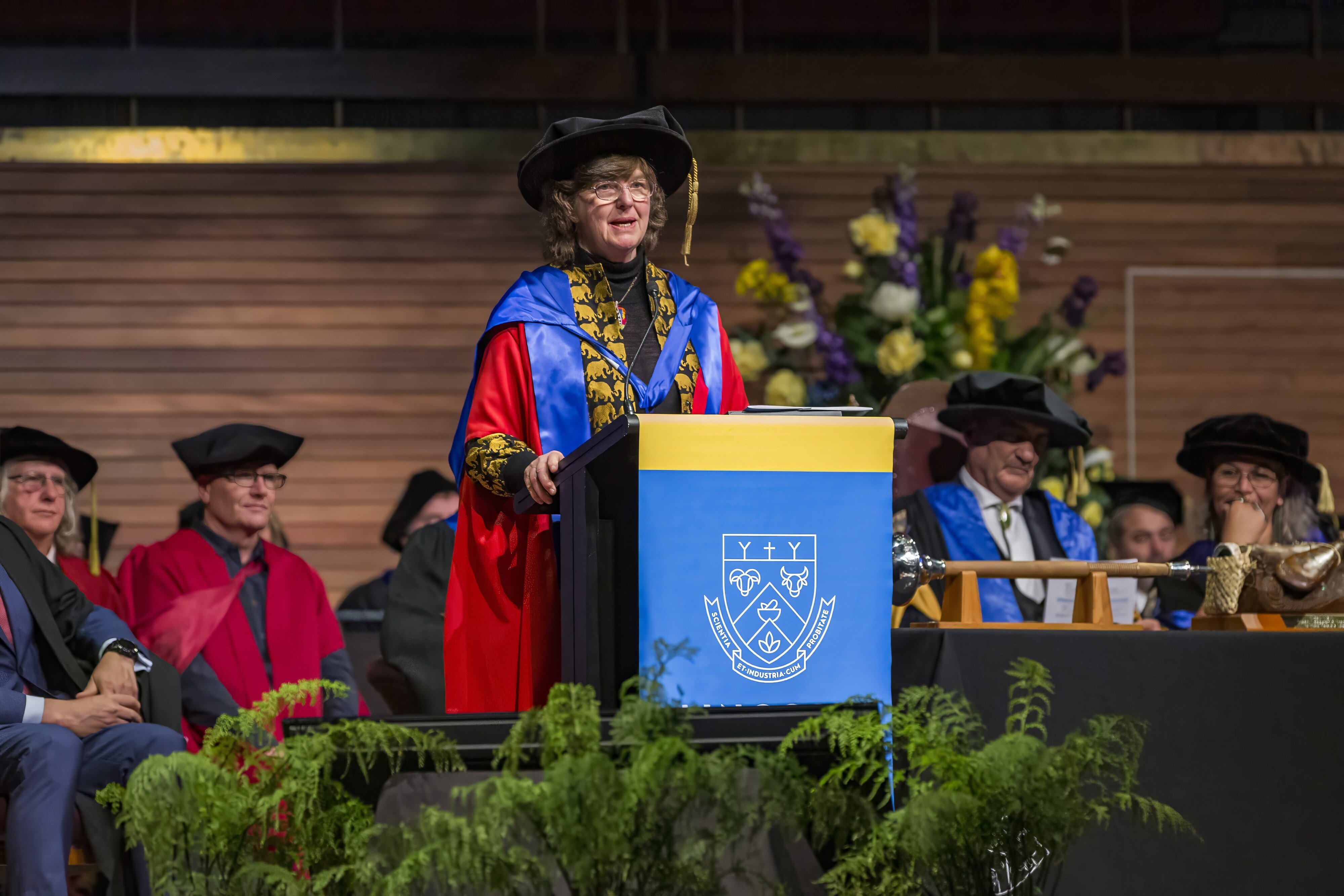 At the graduation ceremony, Deborah Kennedy Gilberston 10