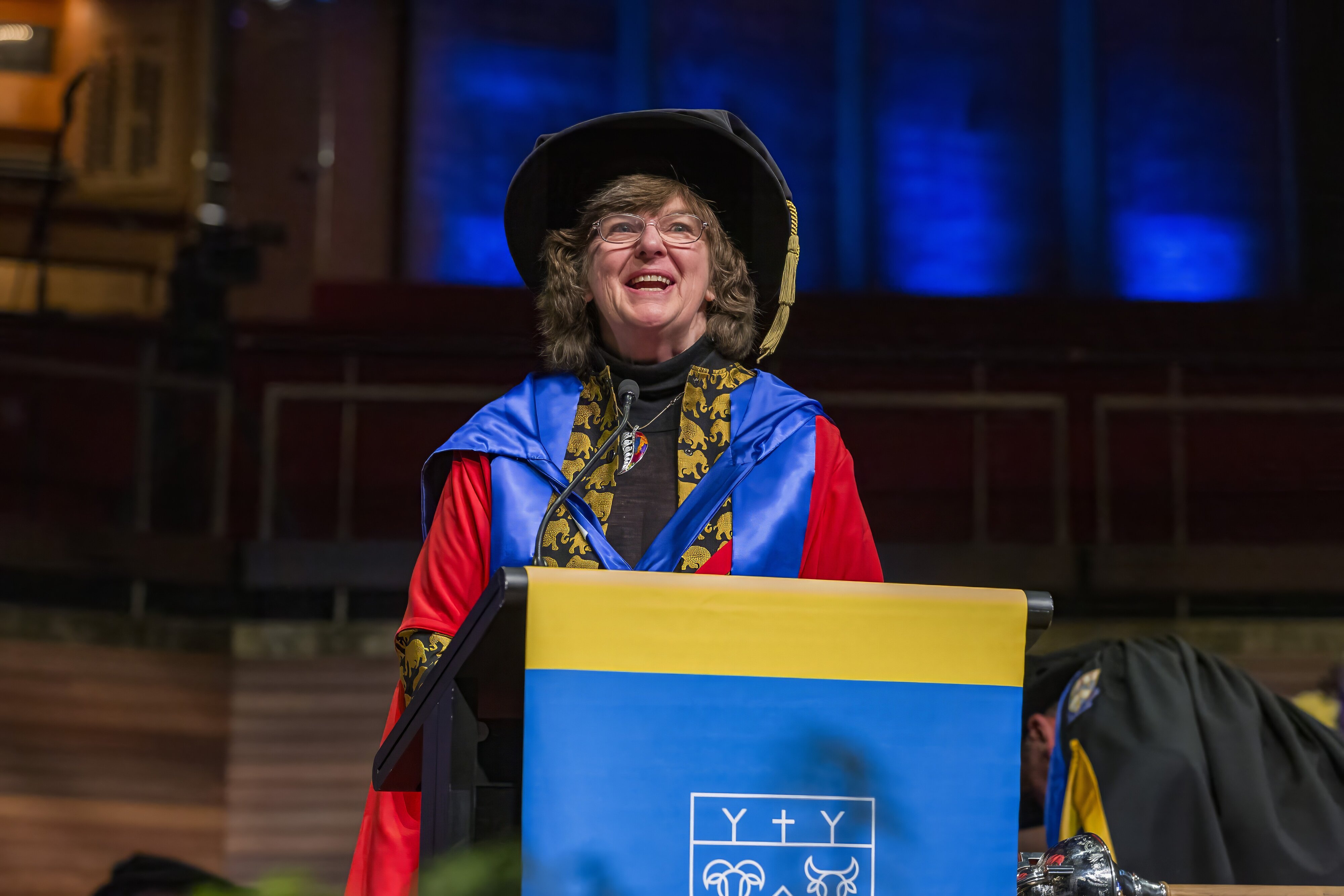 At the graduation ceremony, Deborah Kennedy Gilberston 05
