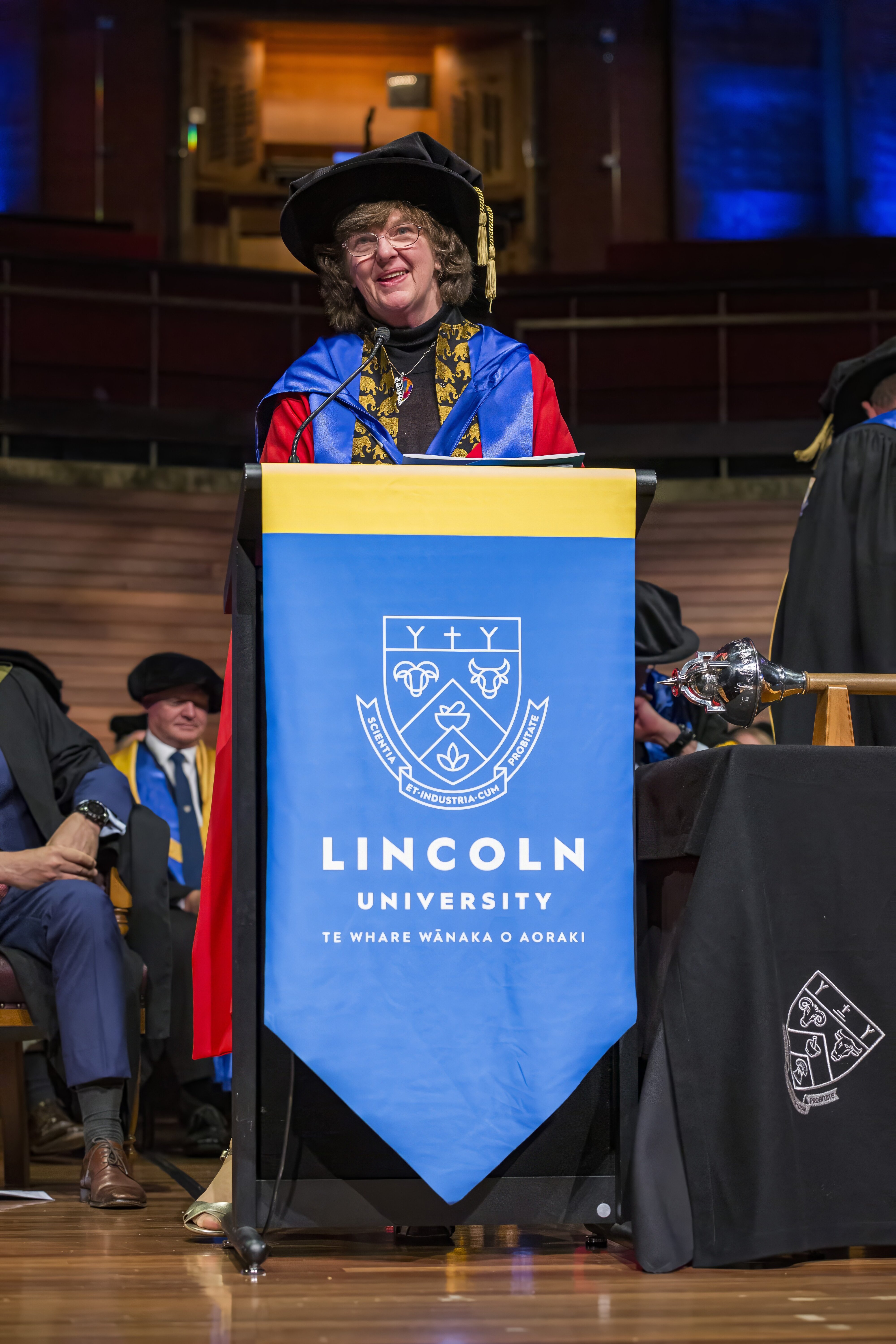 At the graduation ceremony, Deborah Kennedy Gilberston 07