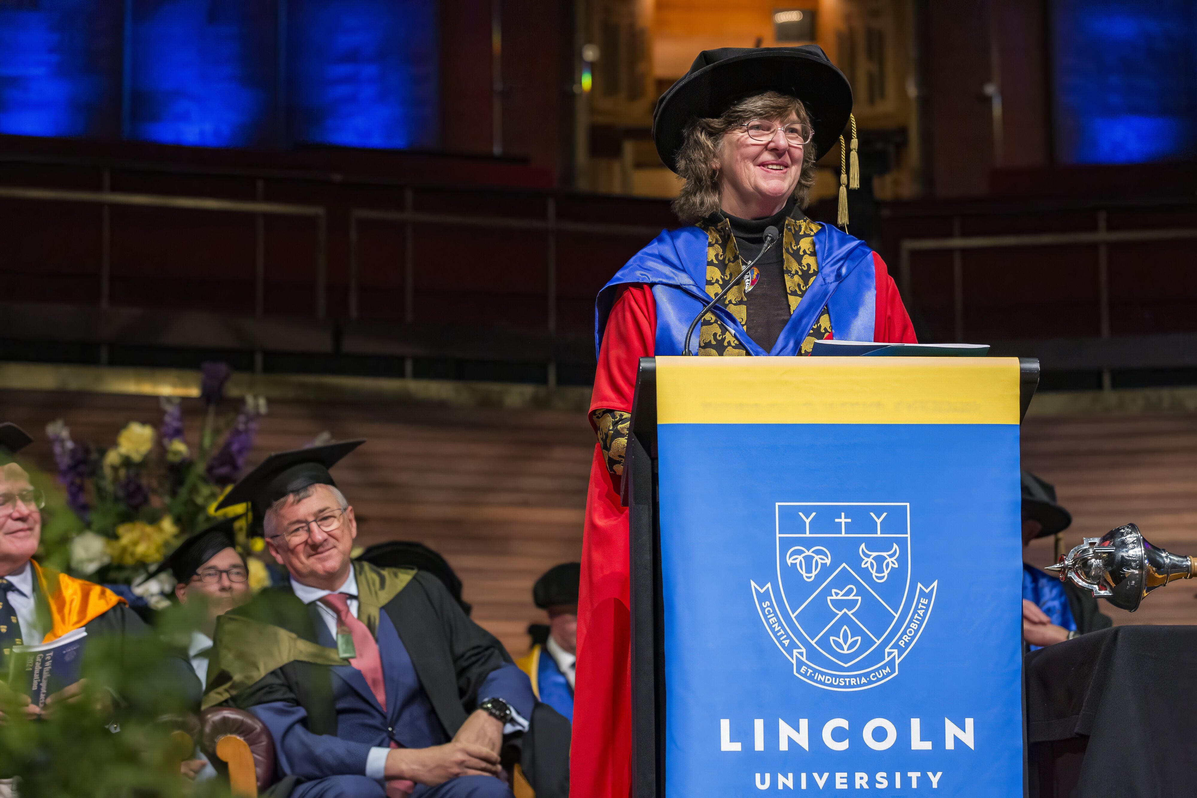 At the graduation ceremony, Deborah Kennedy Gilberston 09