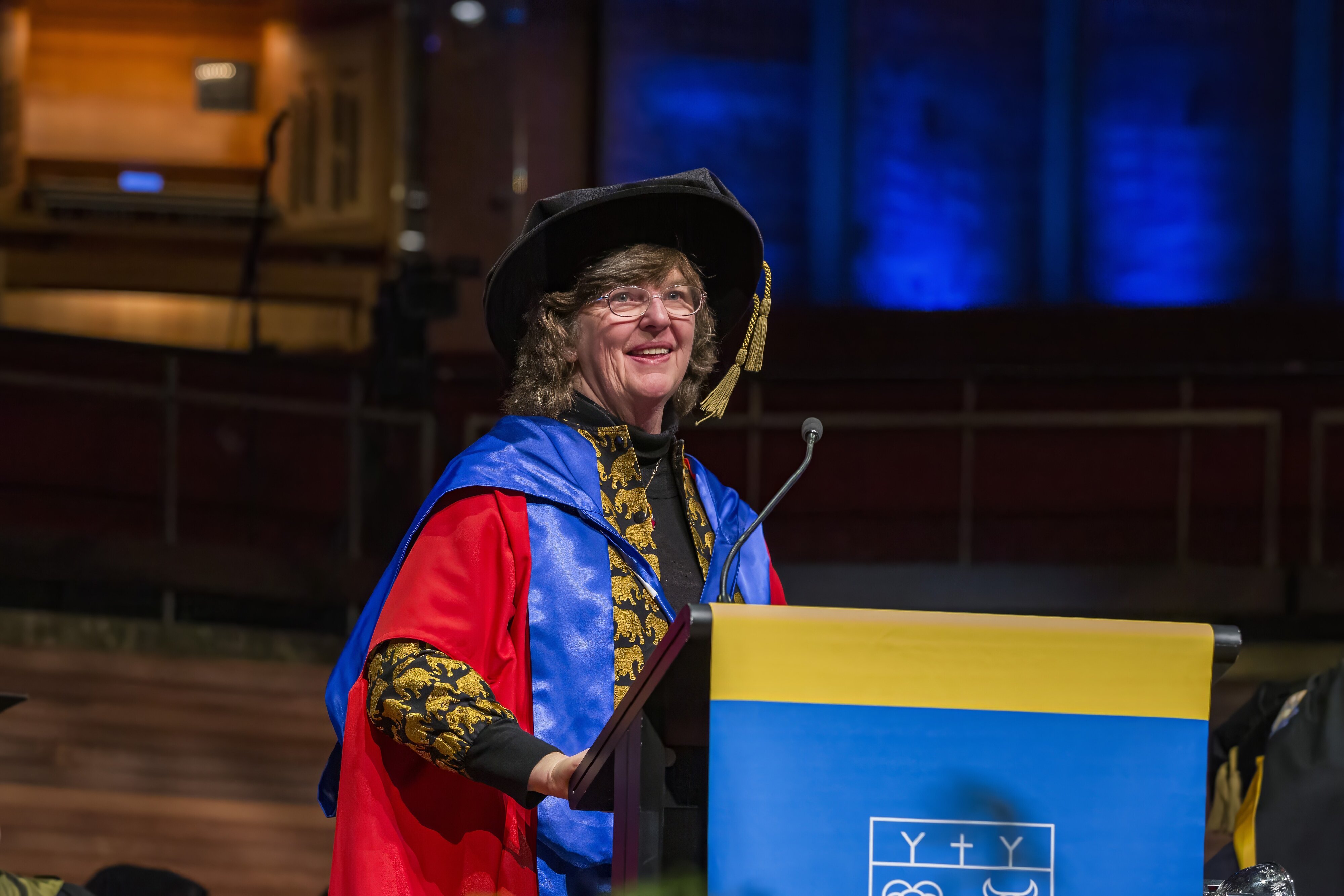 At the graduation ceremony, Deborah Kennedy Gilberston 04