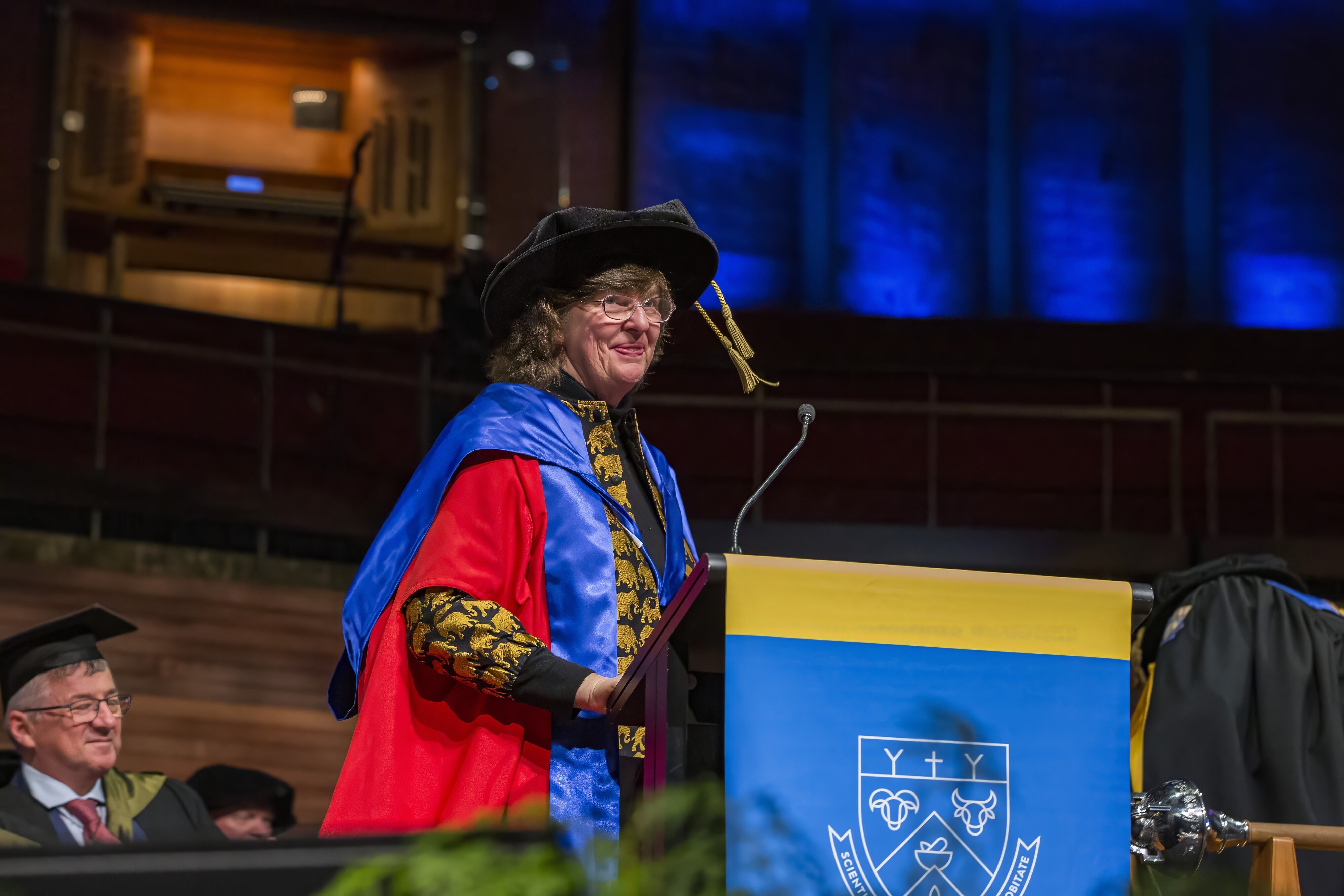 At the graduation ceremony, Deborah Kennedy Gilberston 03