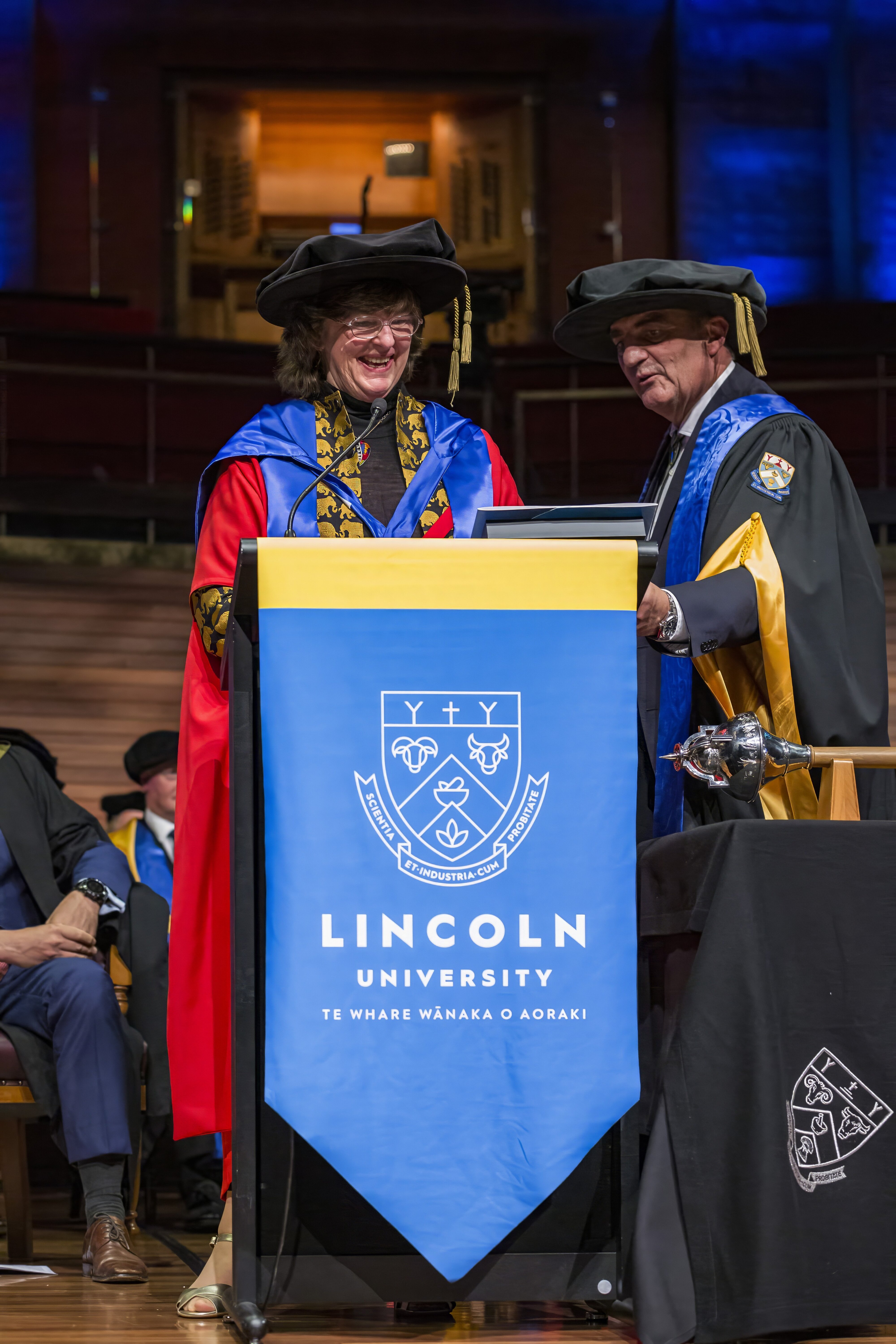 At the graduation ceremony, Deborah Kennedy Gilberston 06