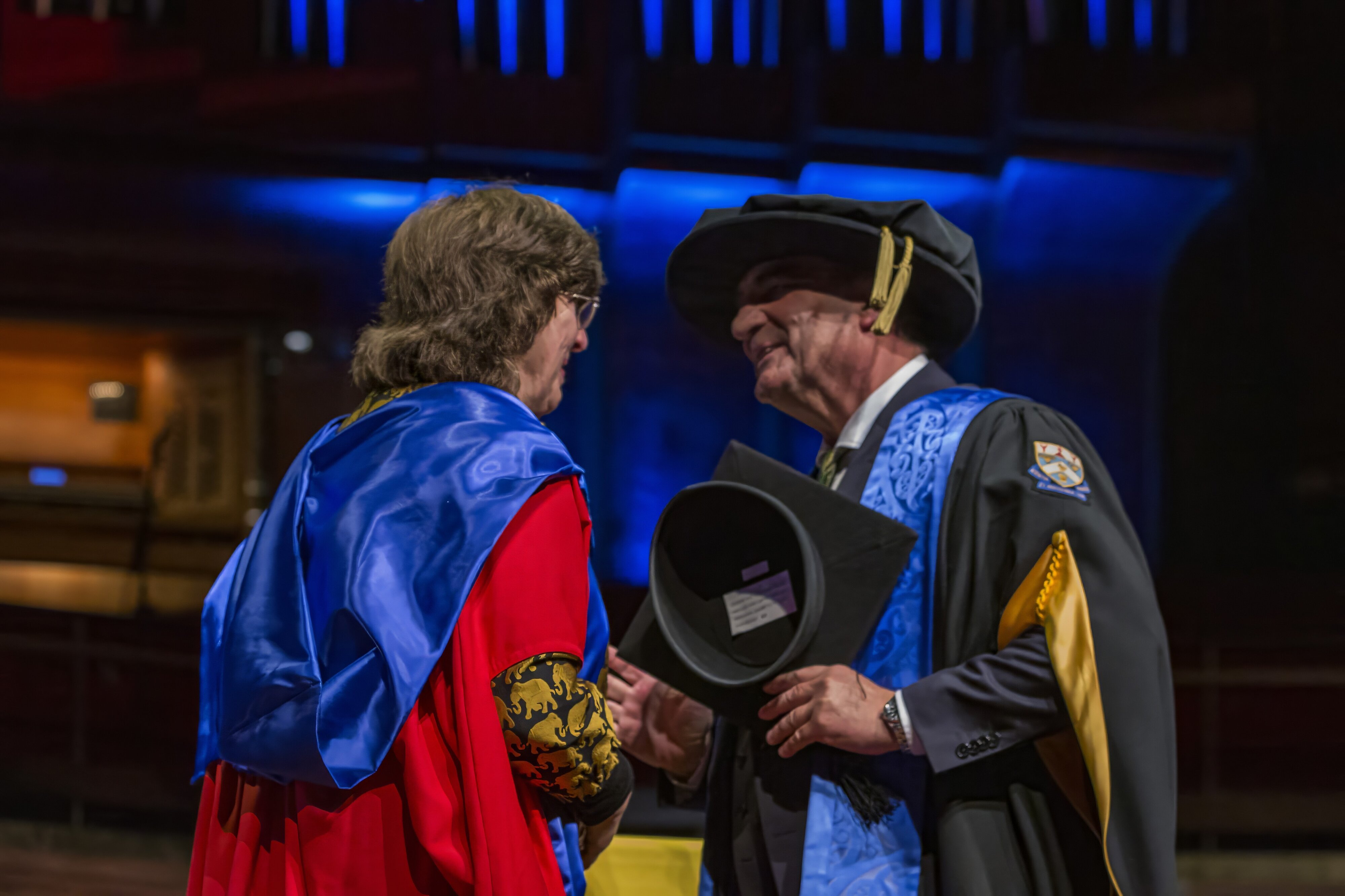 At the graduation ceremony, Deborah Kennedy Gilberston 02