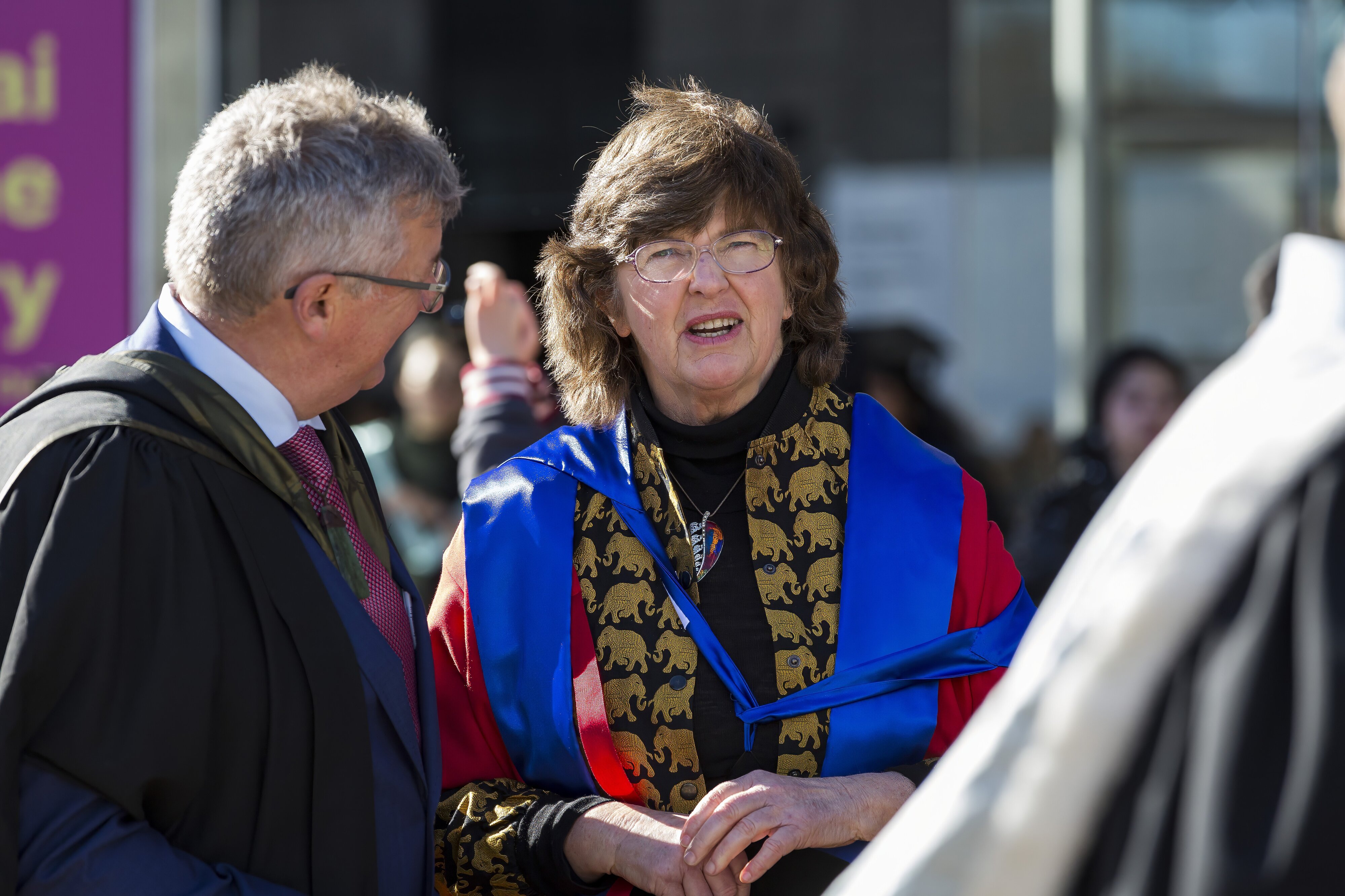 Before the graduation ceremony, Deborah Kennedy Gilberston 02