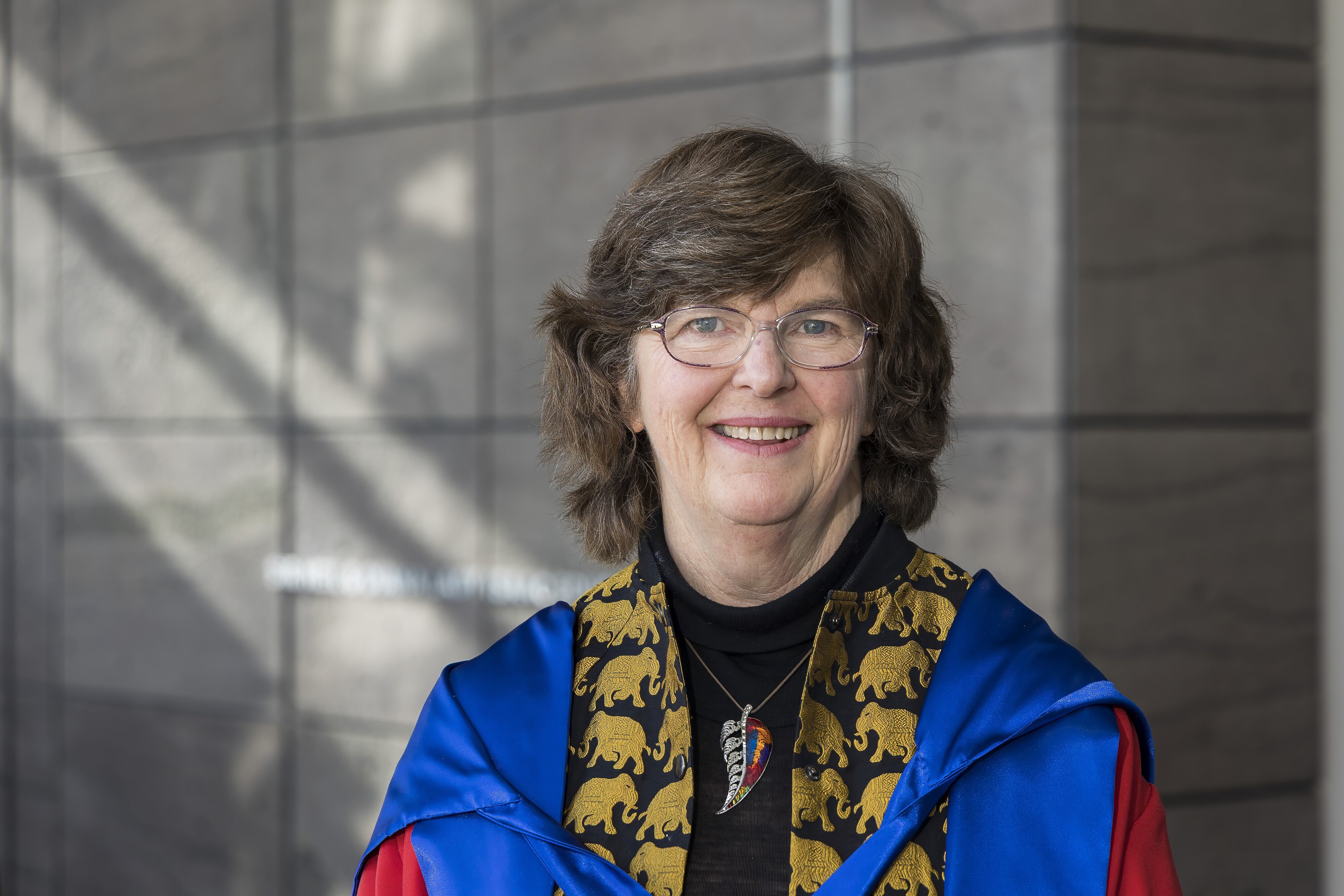 Before the graduation ceremony, Deborah Kennedy Gilberston 01