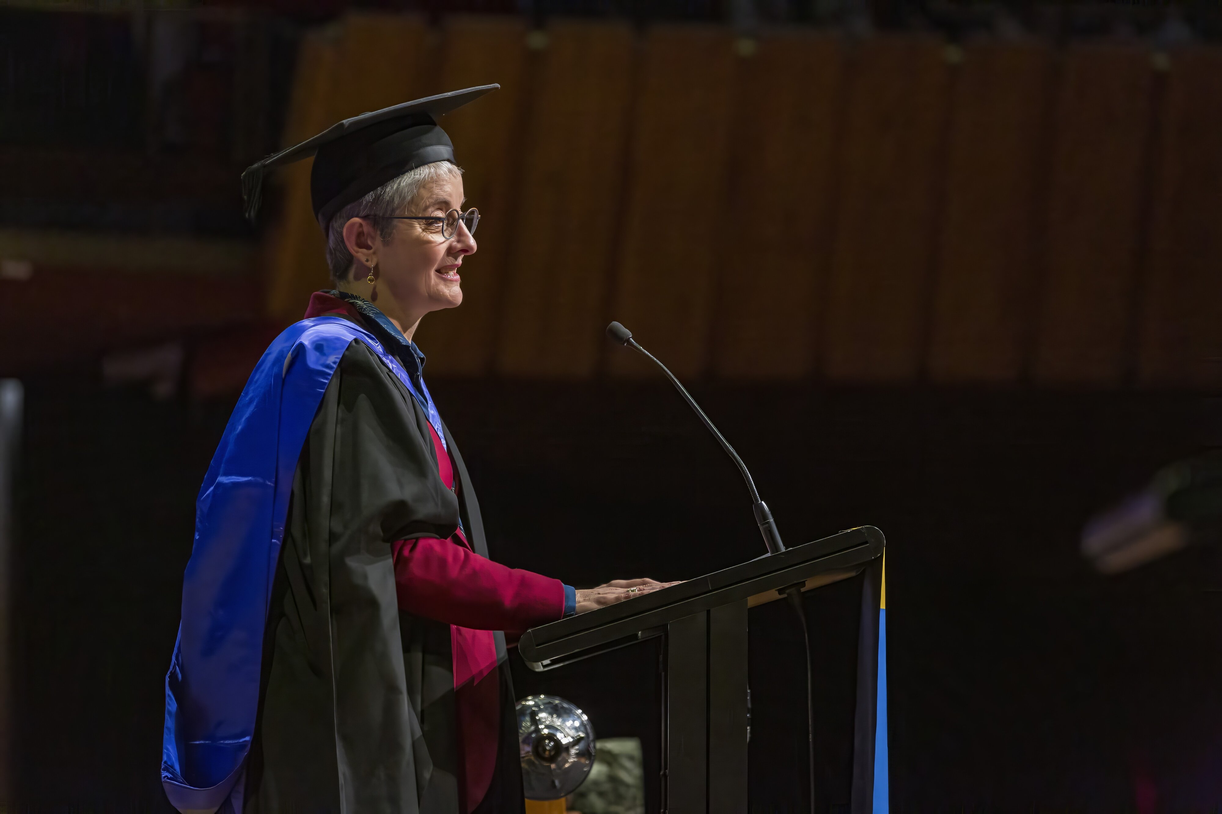 Penny Nelson, winner of the Bledisloe Medal, during the graduation ceremony, 2024 (05)