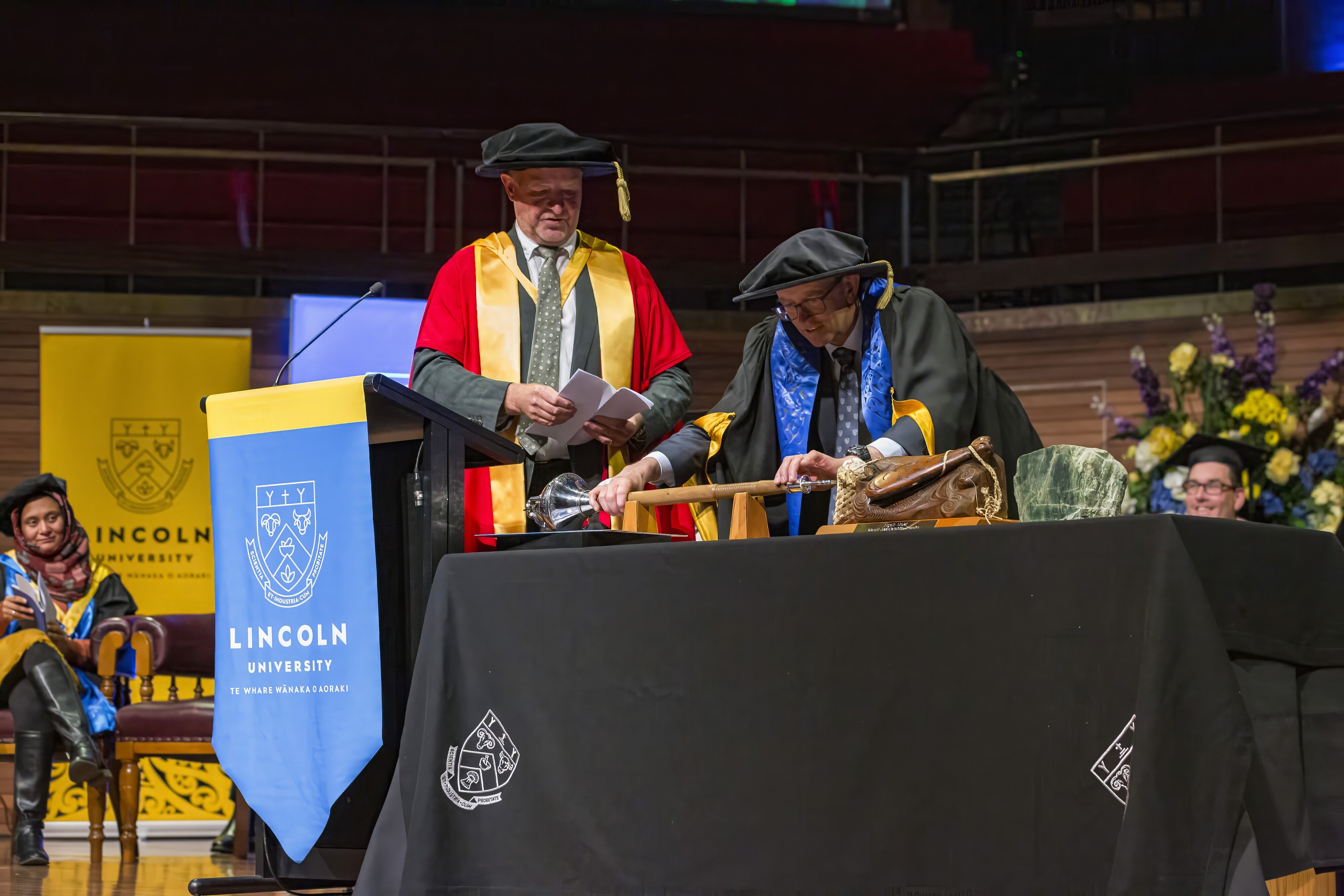 At the graduation ceremony, Stephen Mark Smith: 2024 Lincoln University graduation 06
