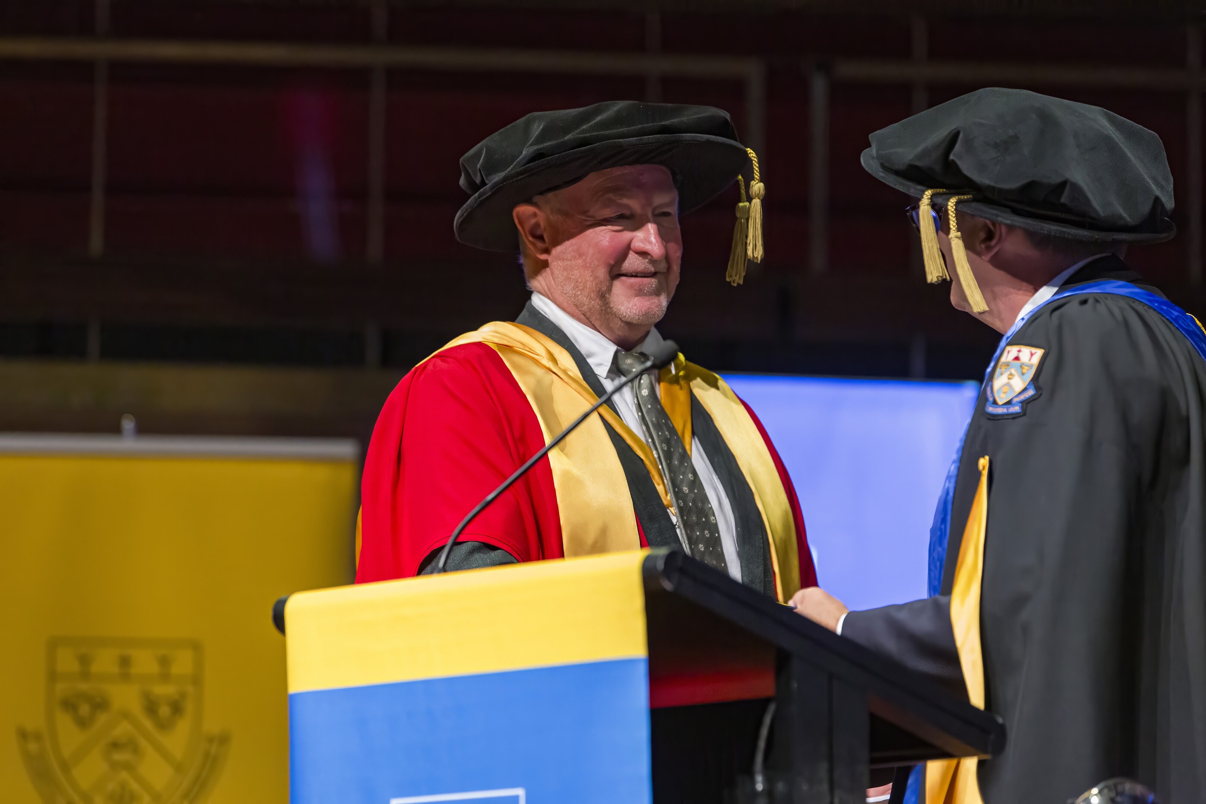 At the graduation ceremony, Stephen Mark Smith: 2024 Lincoln University graduation 04