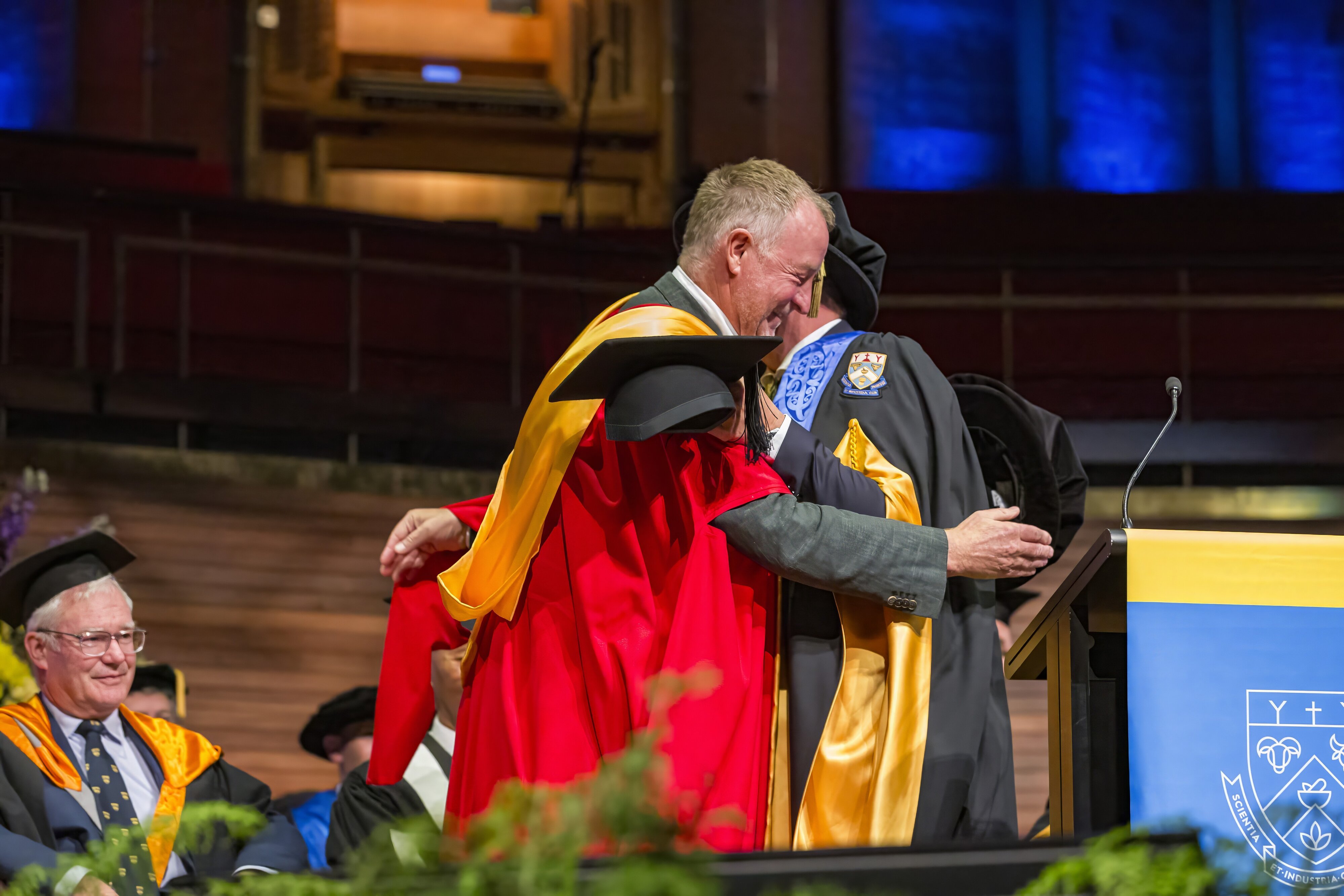 At the graduation ceremony, Stephen Mark Smith: 2024 Lincoln University graduation 03