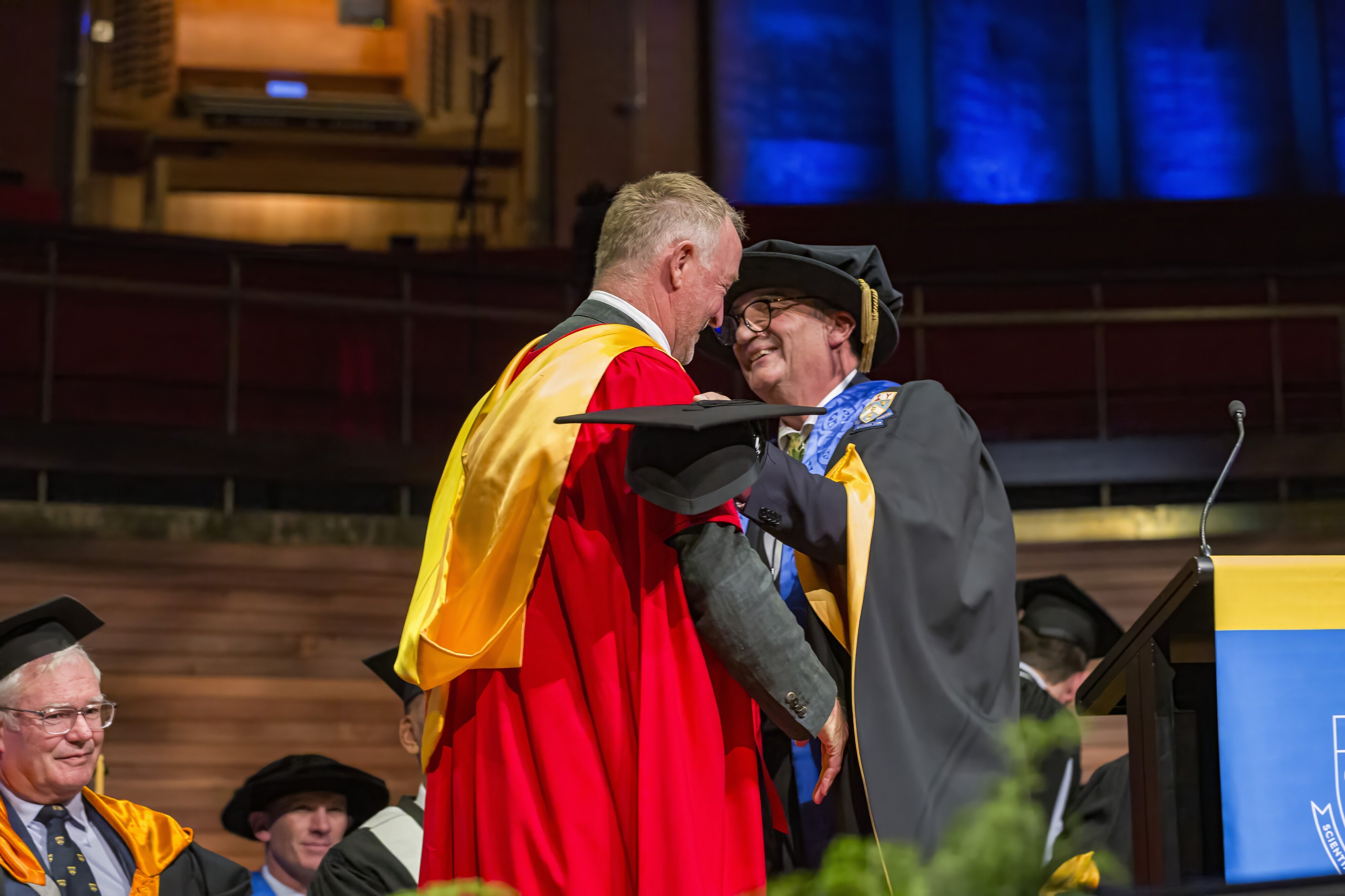 At the graduation ceremony, Stephen Mark Smith: 2024 Lincoln University graduation 02