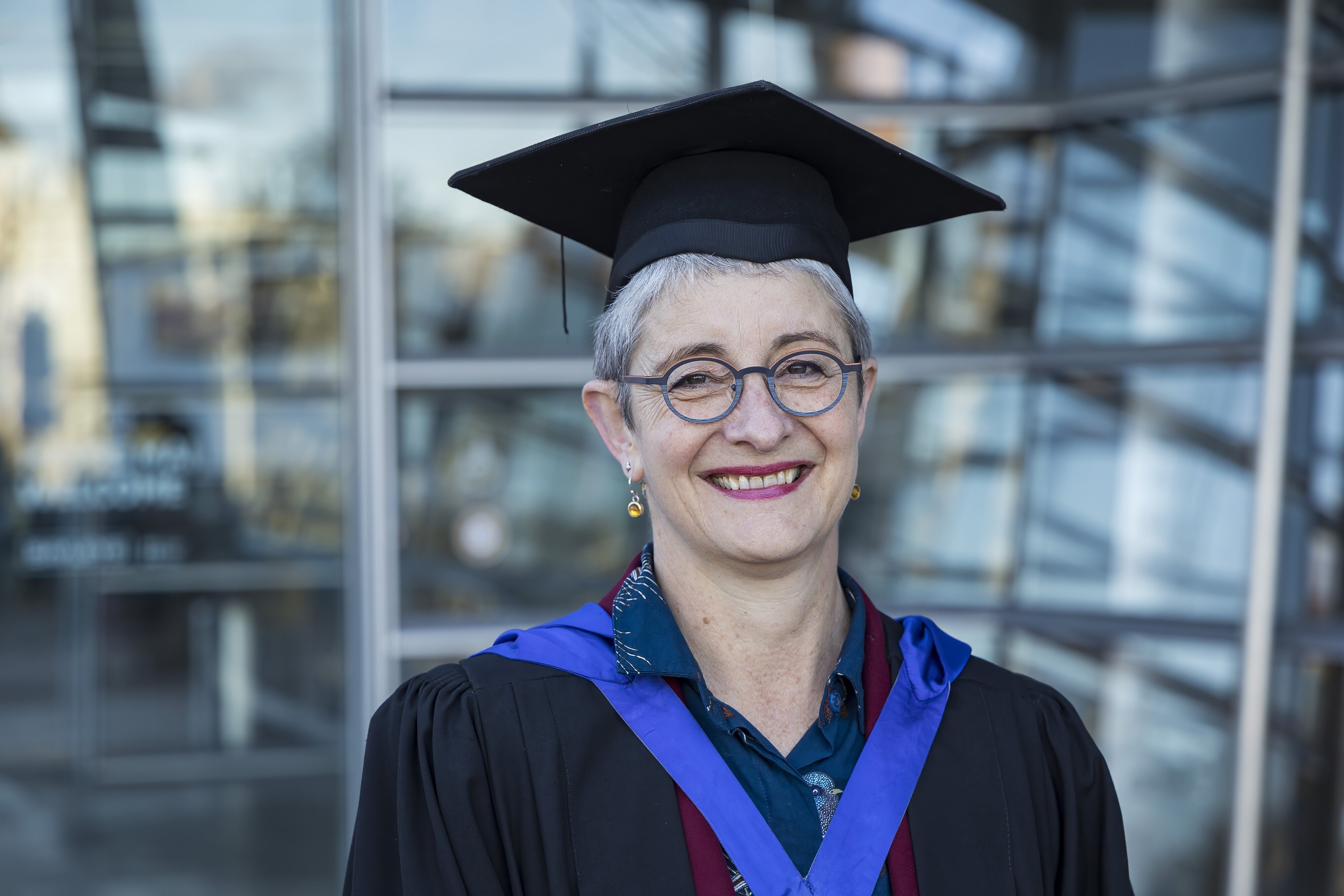 Penny Nelson, winner of the Bledisloe Medal, outside the Christchurch Art Gallery, 2024 (01)