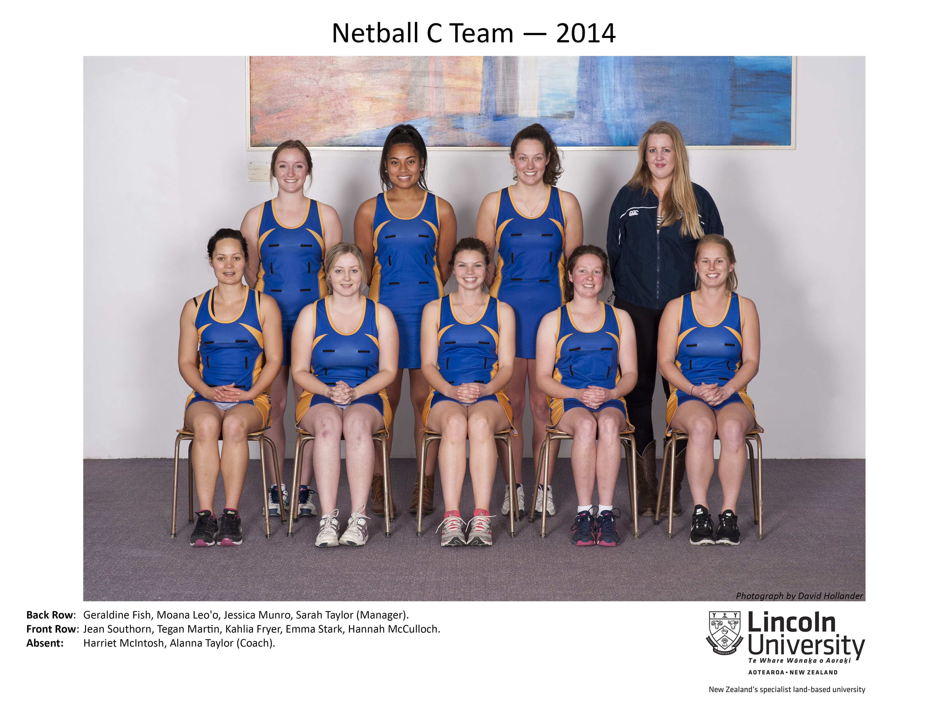 2014 Netball C Team