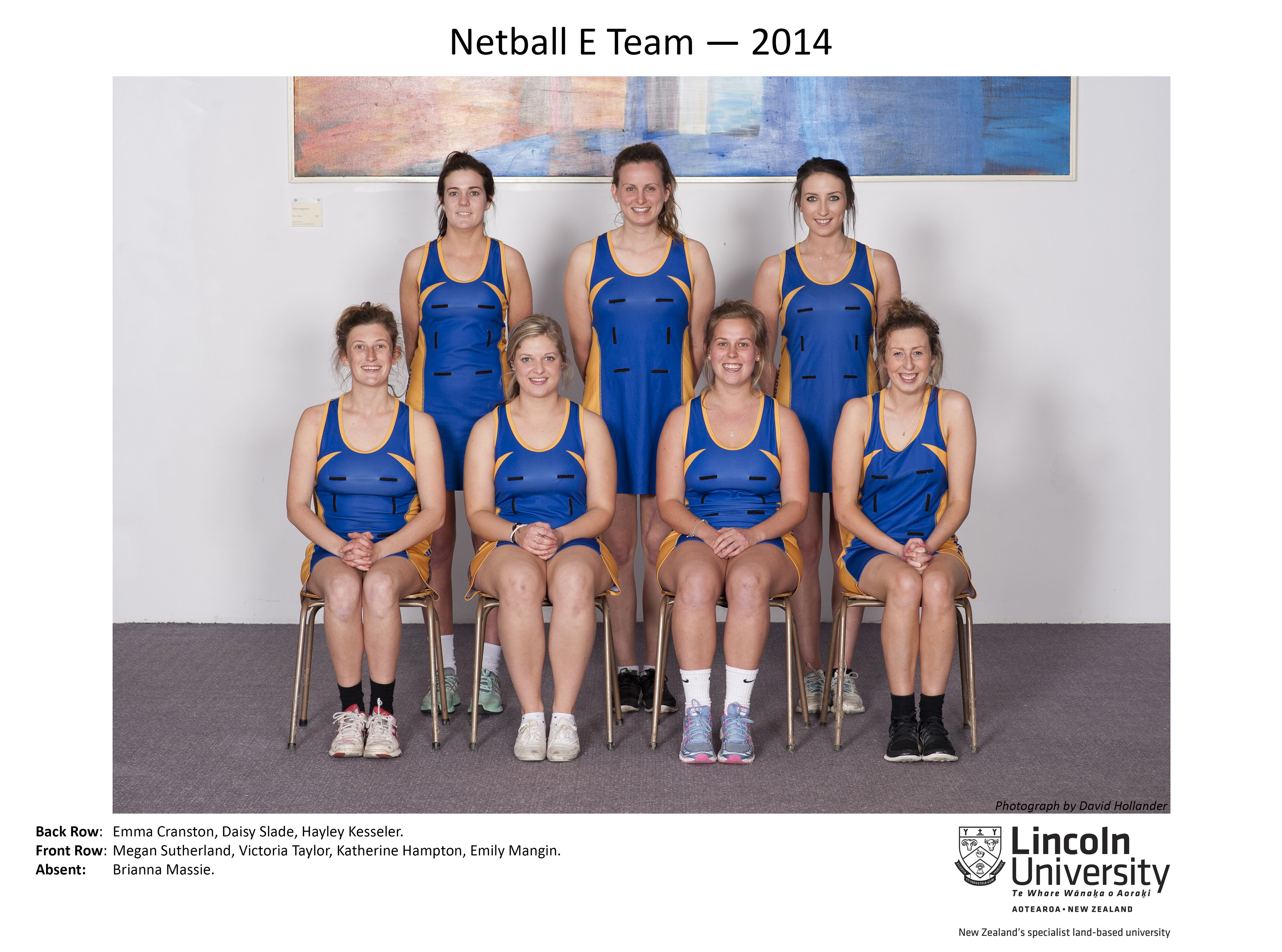 2014 Netball E Team