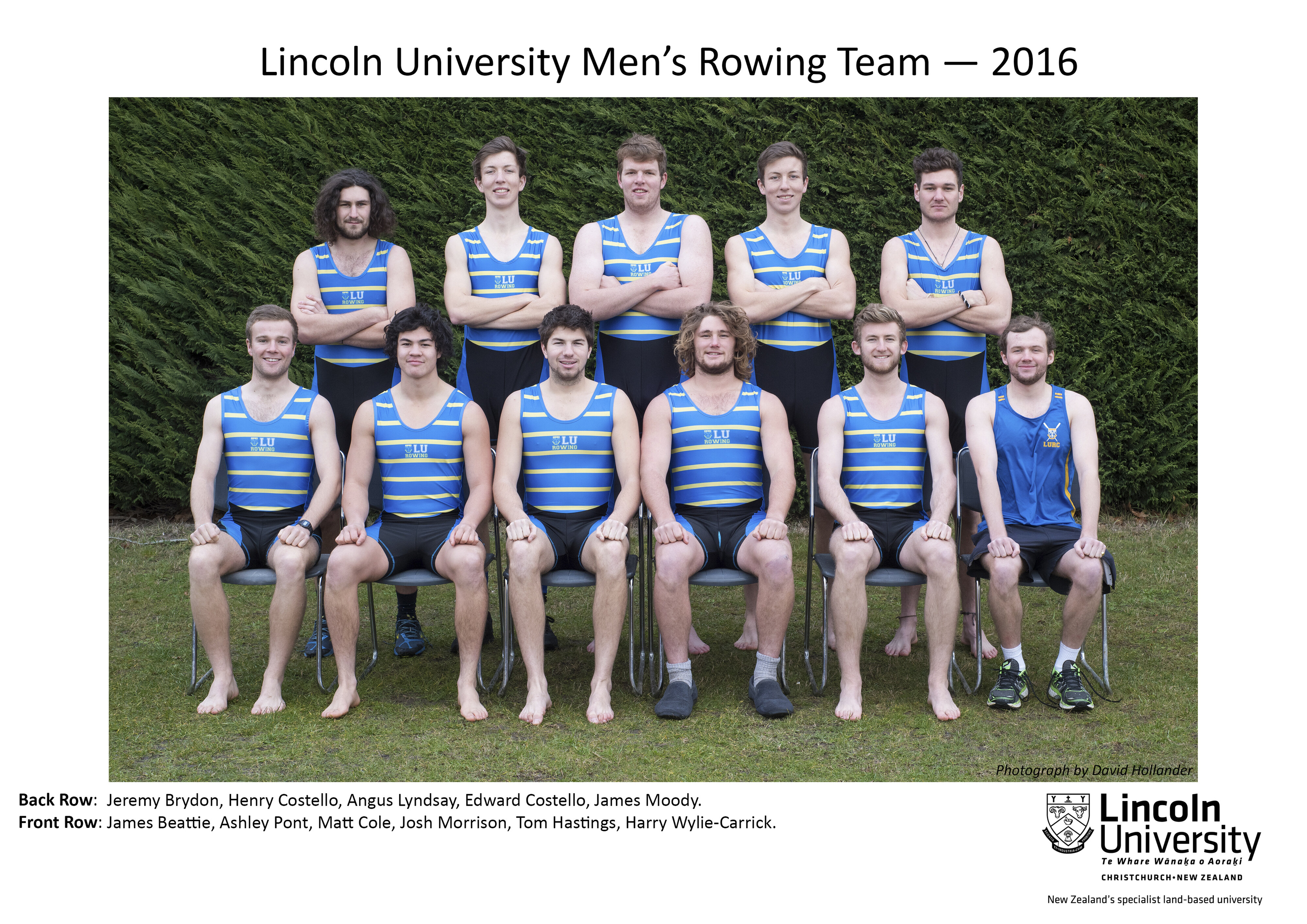 2016 Rowing Team Mens
