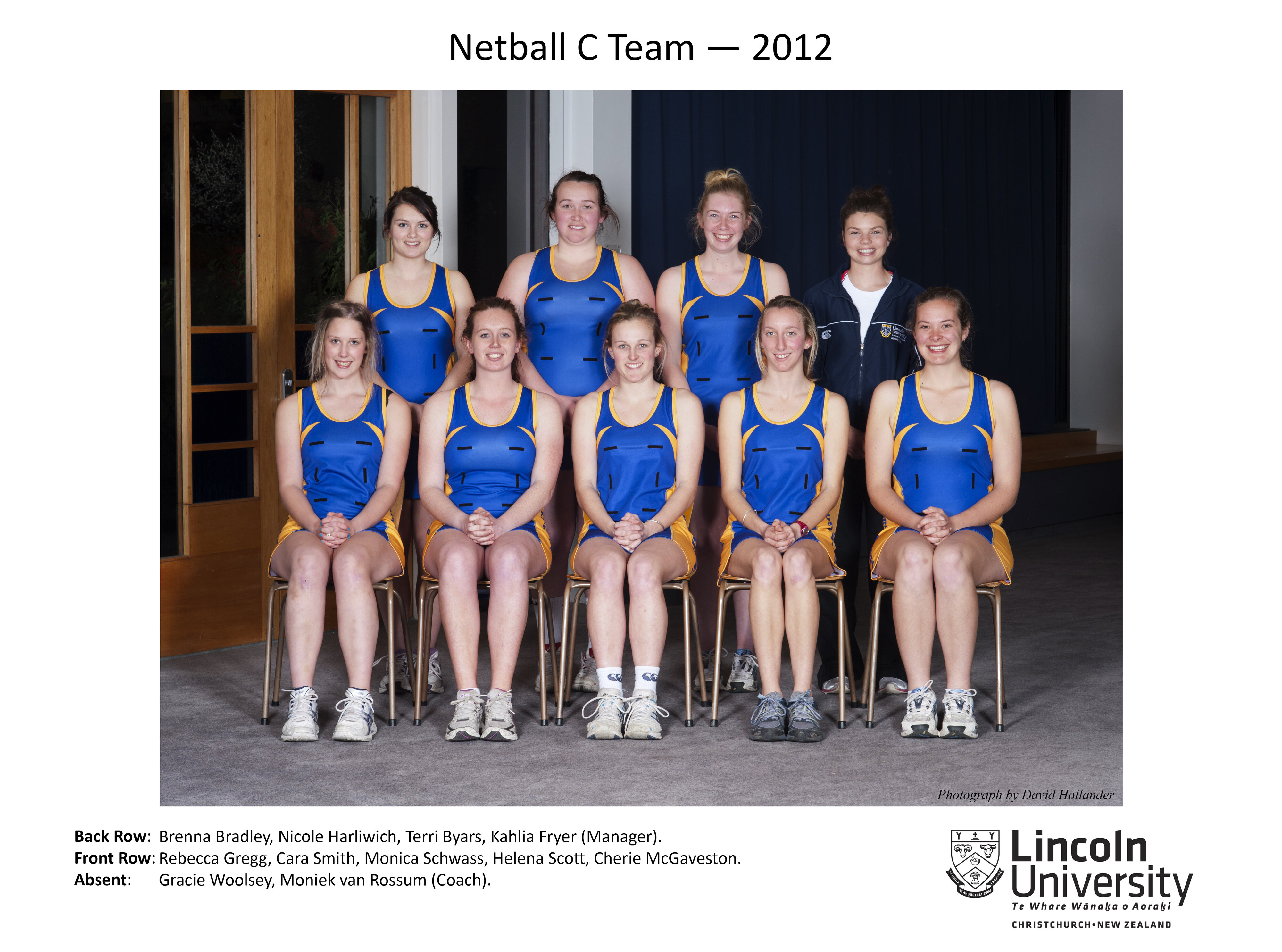 2012 Netball C Team